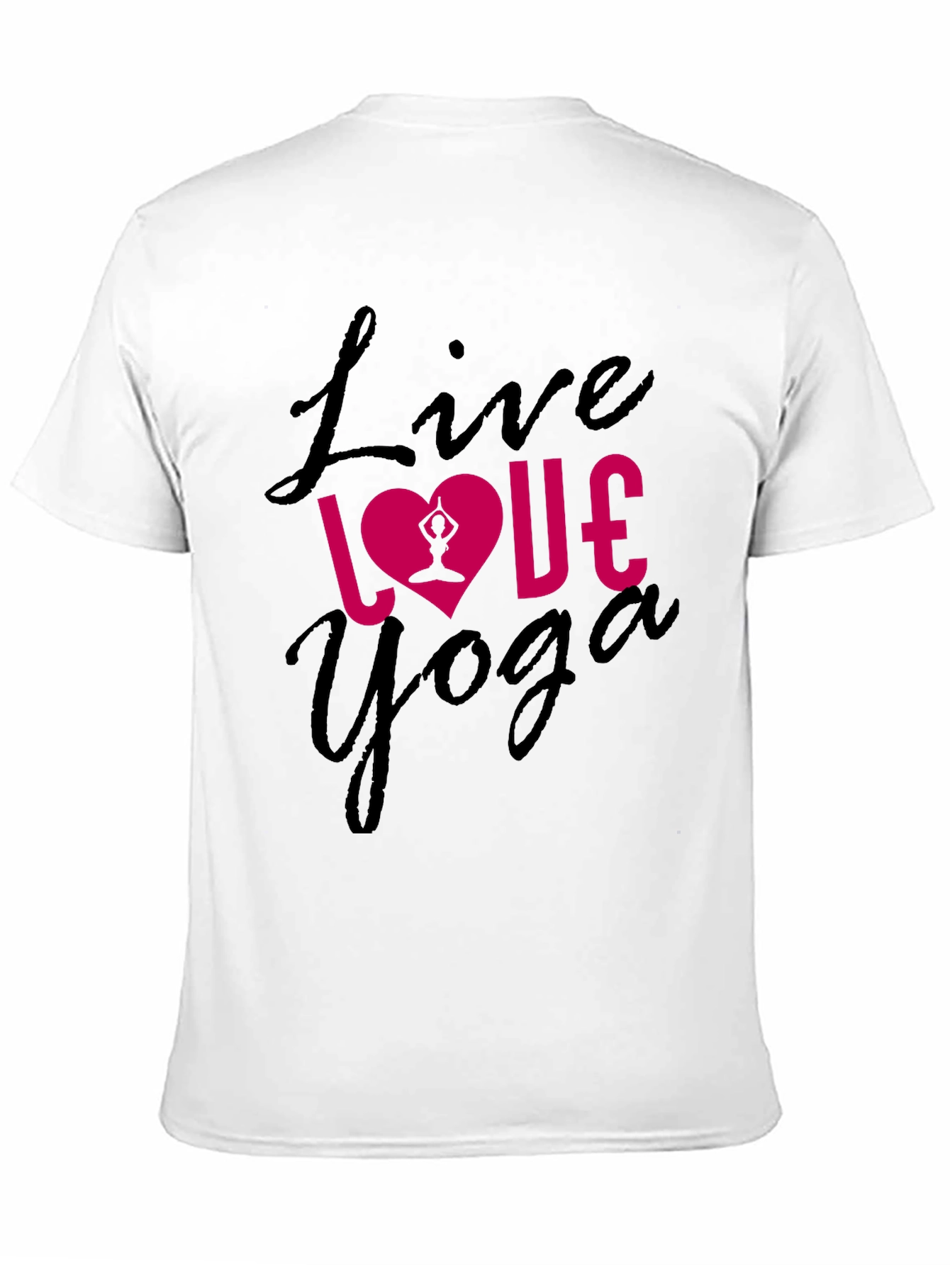 Live Love Yoga Black T-Shirt