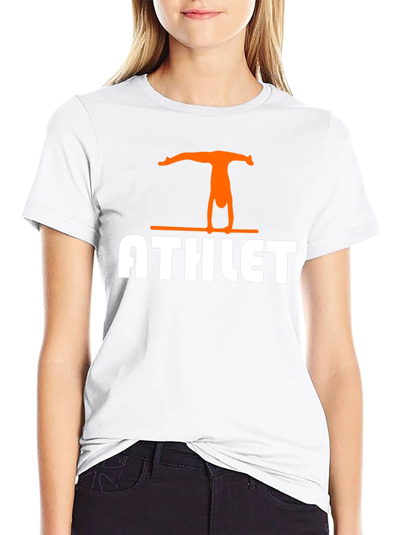 Athlete Handstand Graphic T-Shirt - Gymnast Tee