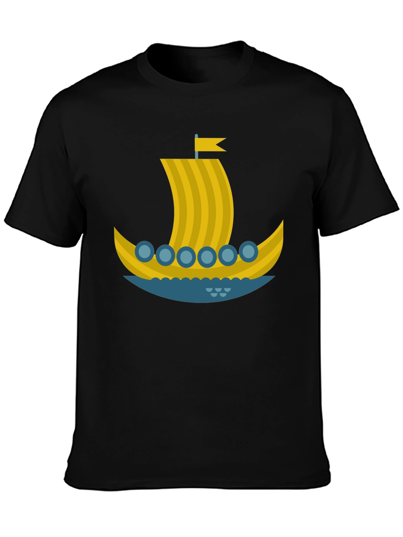 Viking Ship Graphic T-Shirt