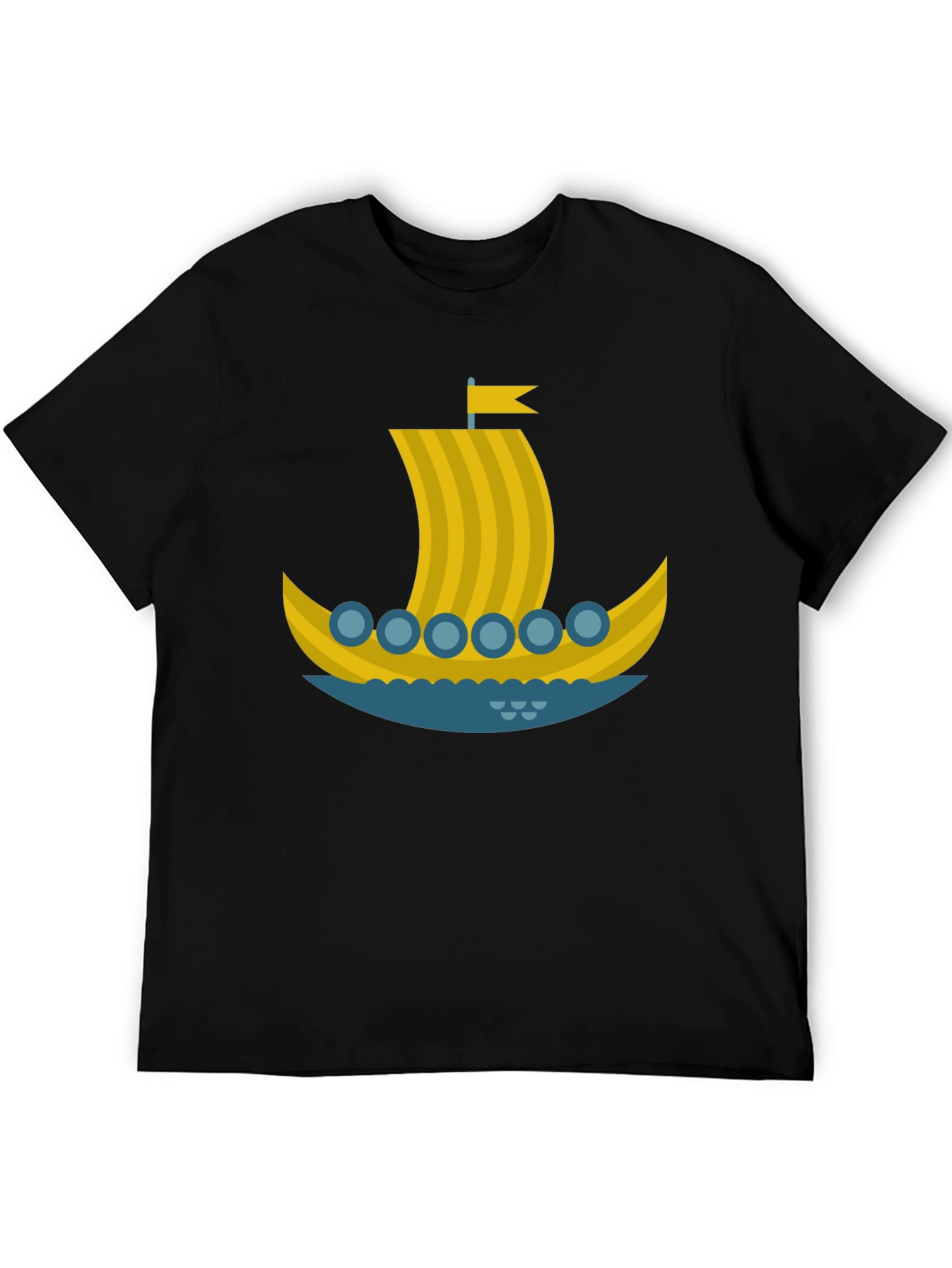 Viking Ship Graphic T-Shirt