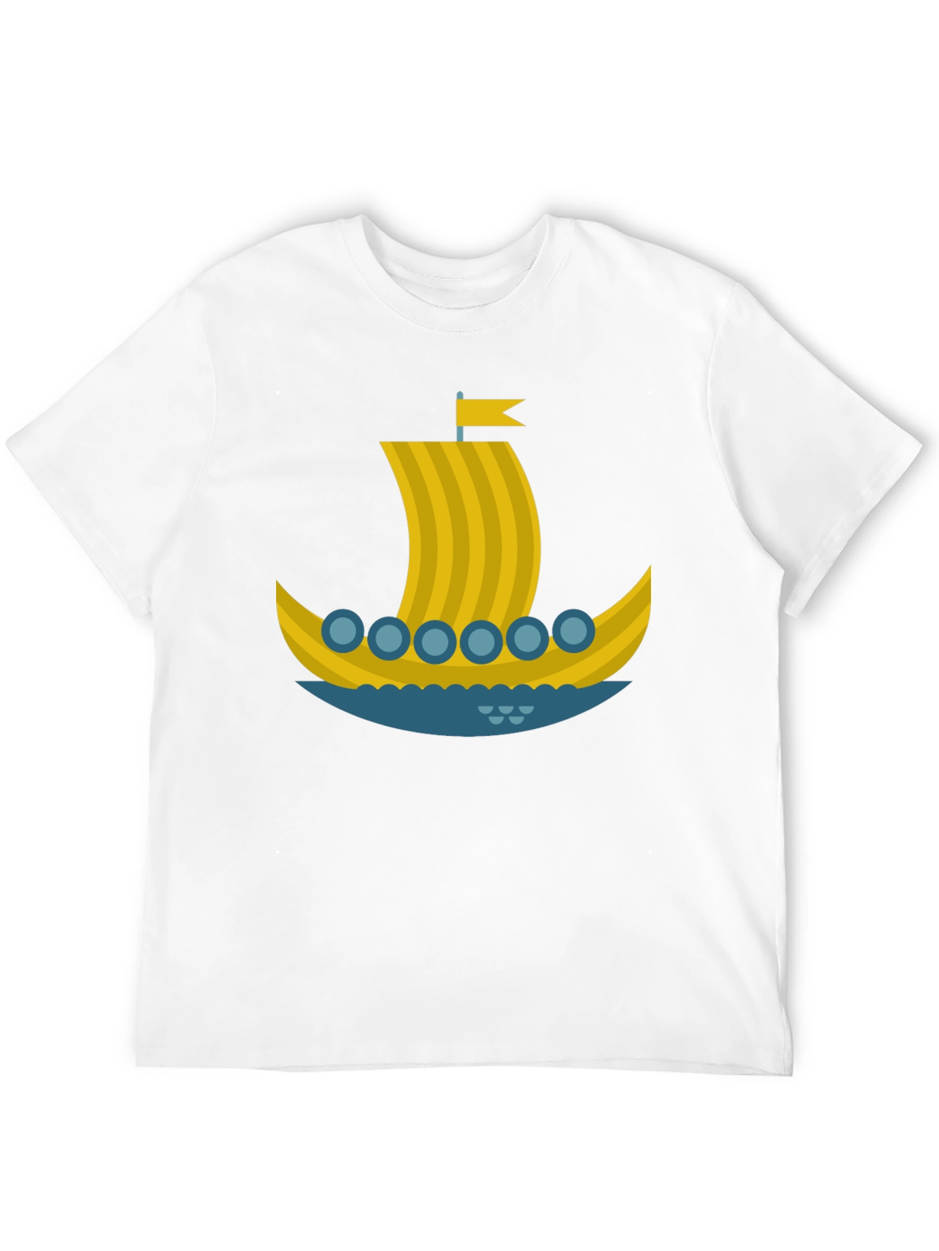 Viking Ship Graphic T-Shirt