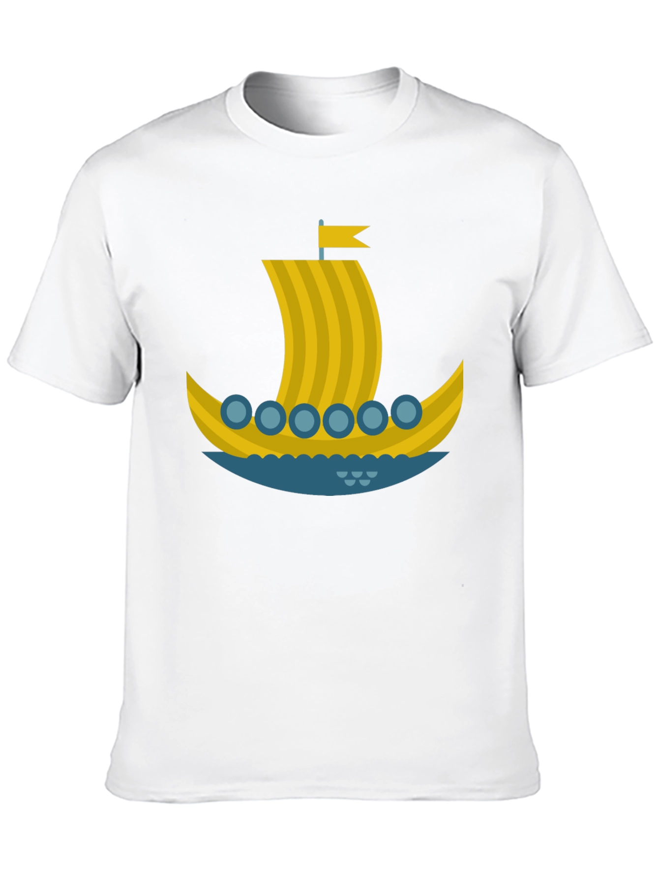 Viking Ship Graphic T-Shirt