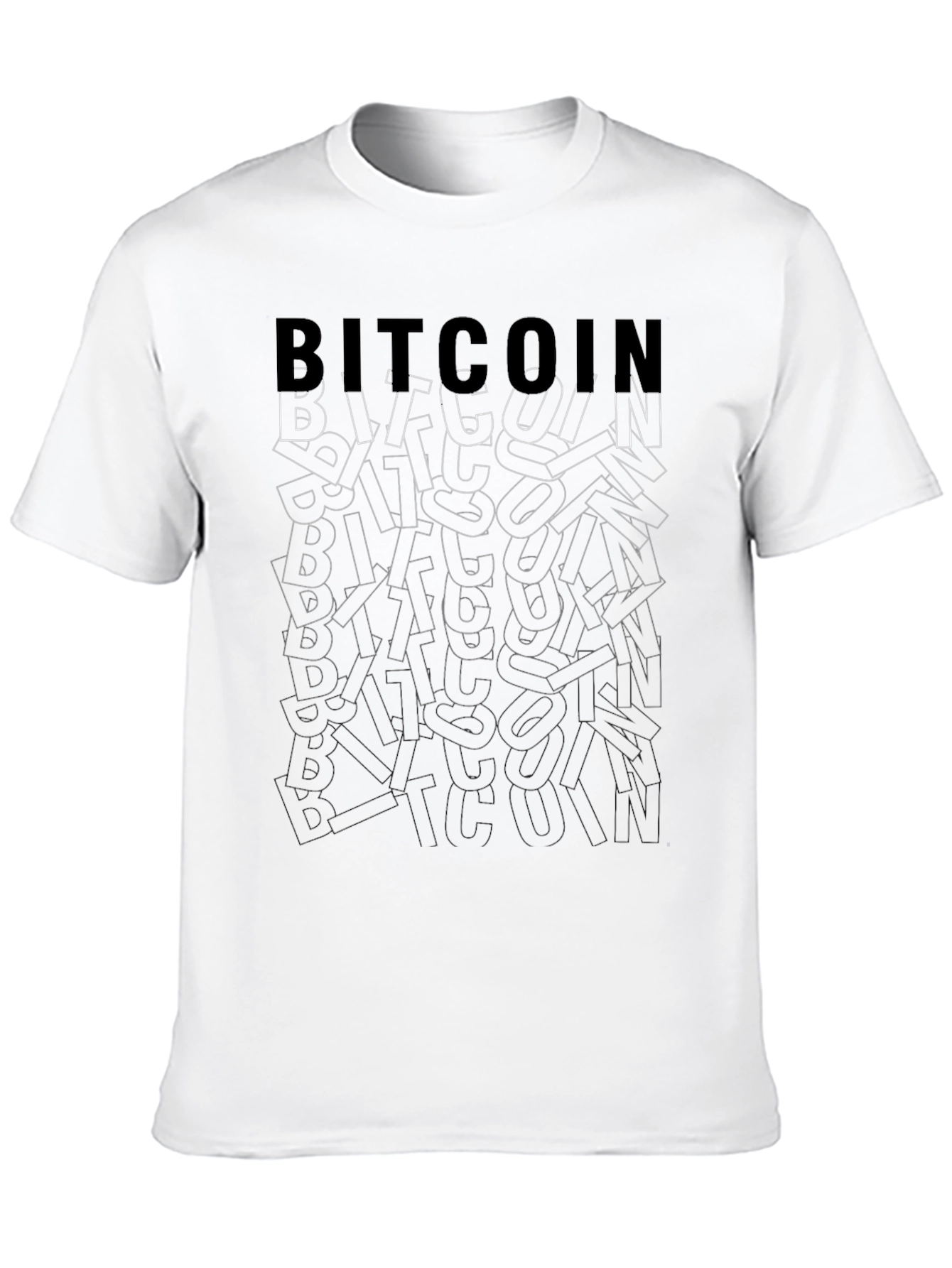 Bitcoin Graphic Tee - Crypto Inspired Mens T-Shirt