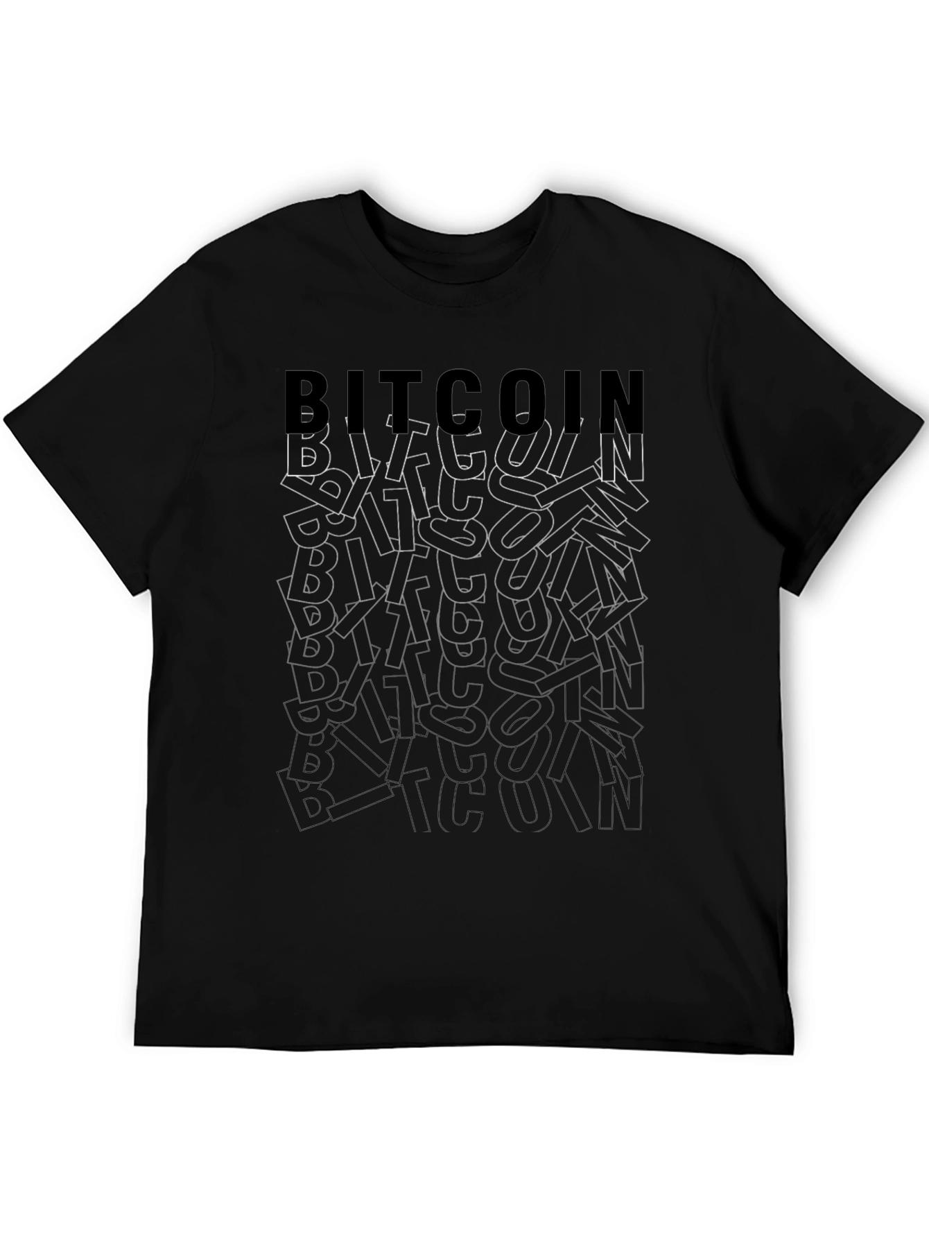 Bitcoin Graphic Tee - Crypto Inspired Mens T-Shirt