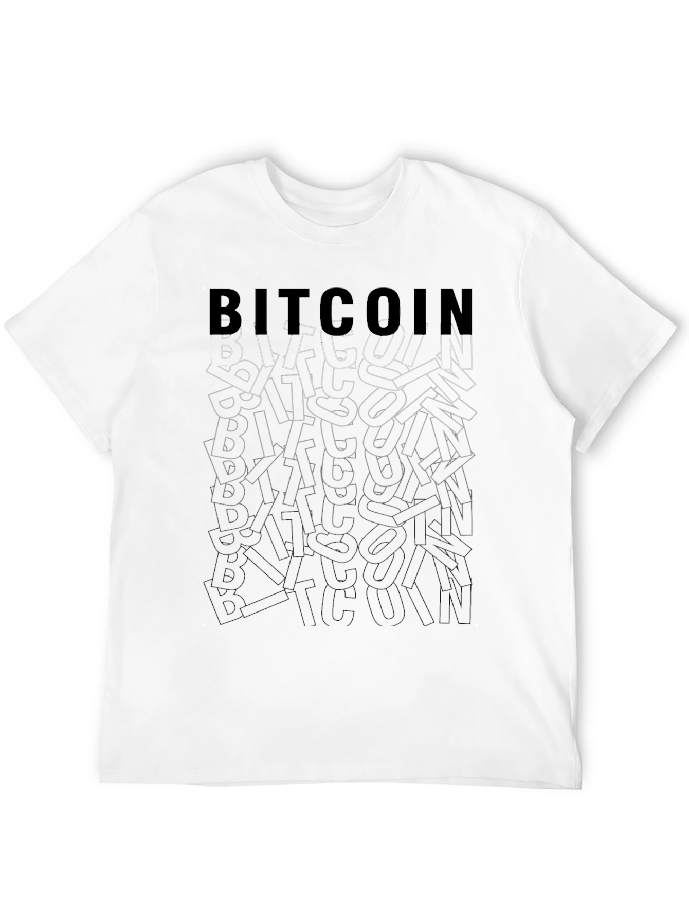 Bitcoin Graphic Tee - Crypto Inspired Mens T-Shirt