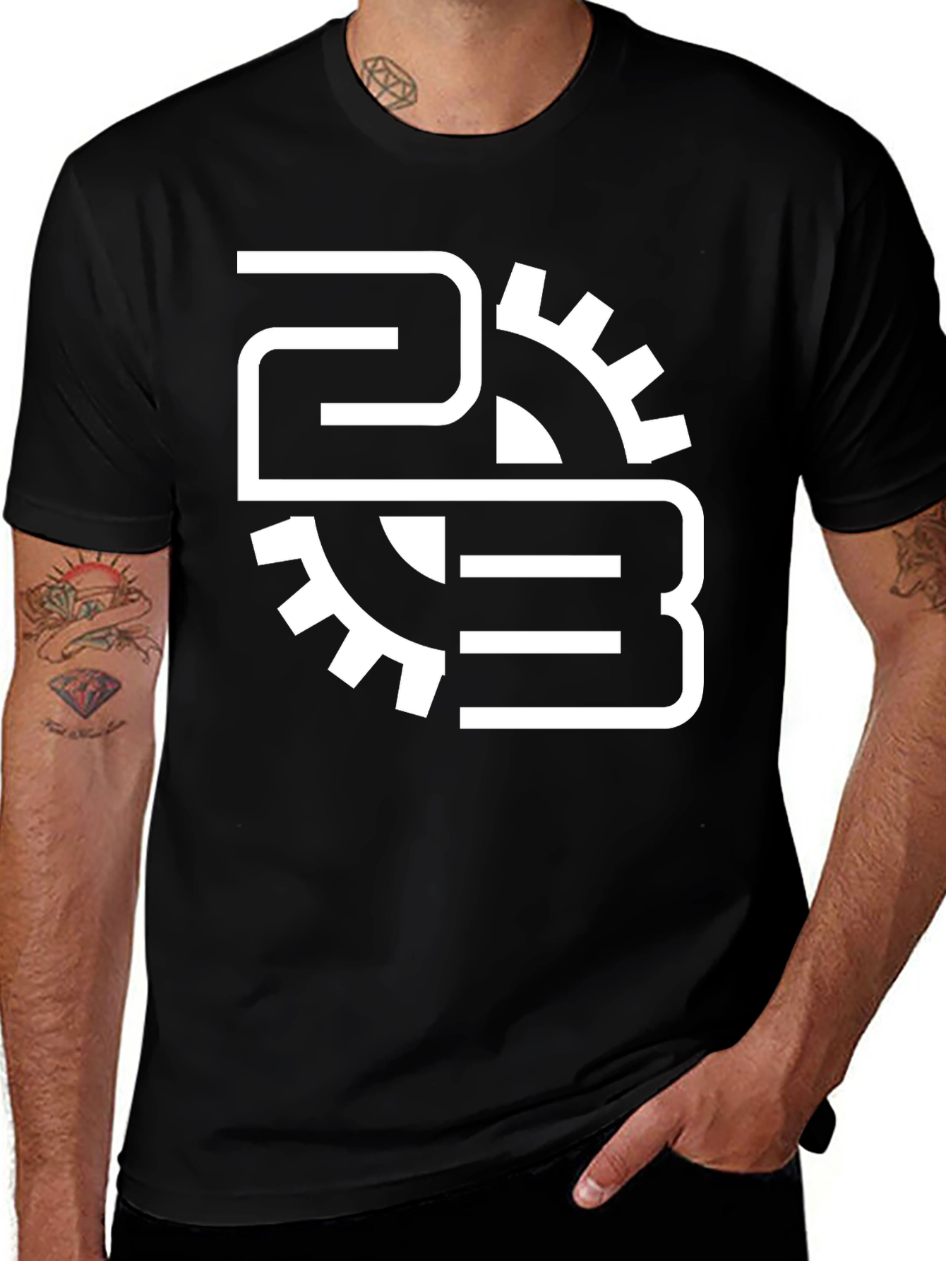 Gear Design Black Tee