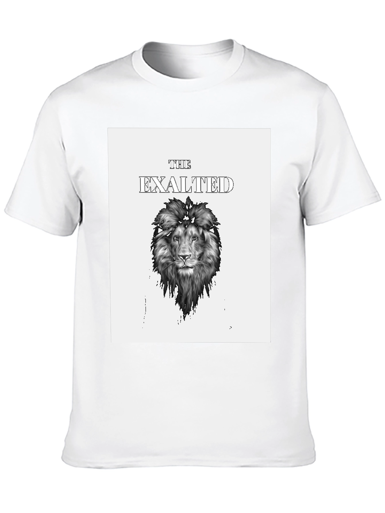 The Exalted Lion Black Graphic T-Shirt