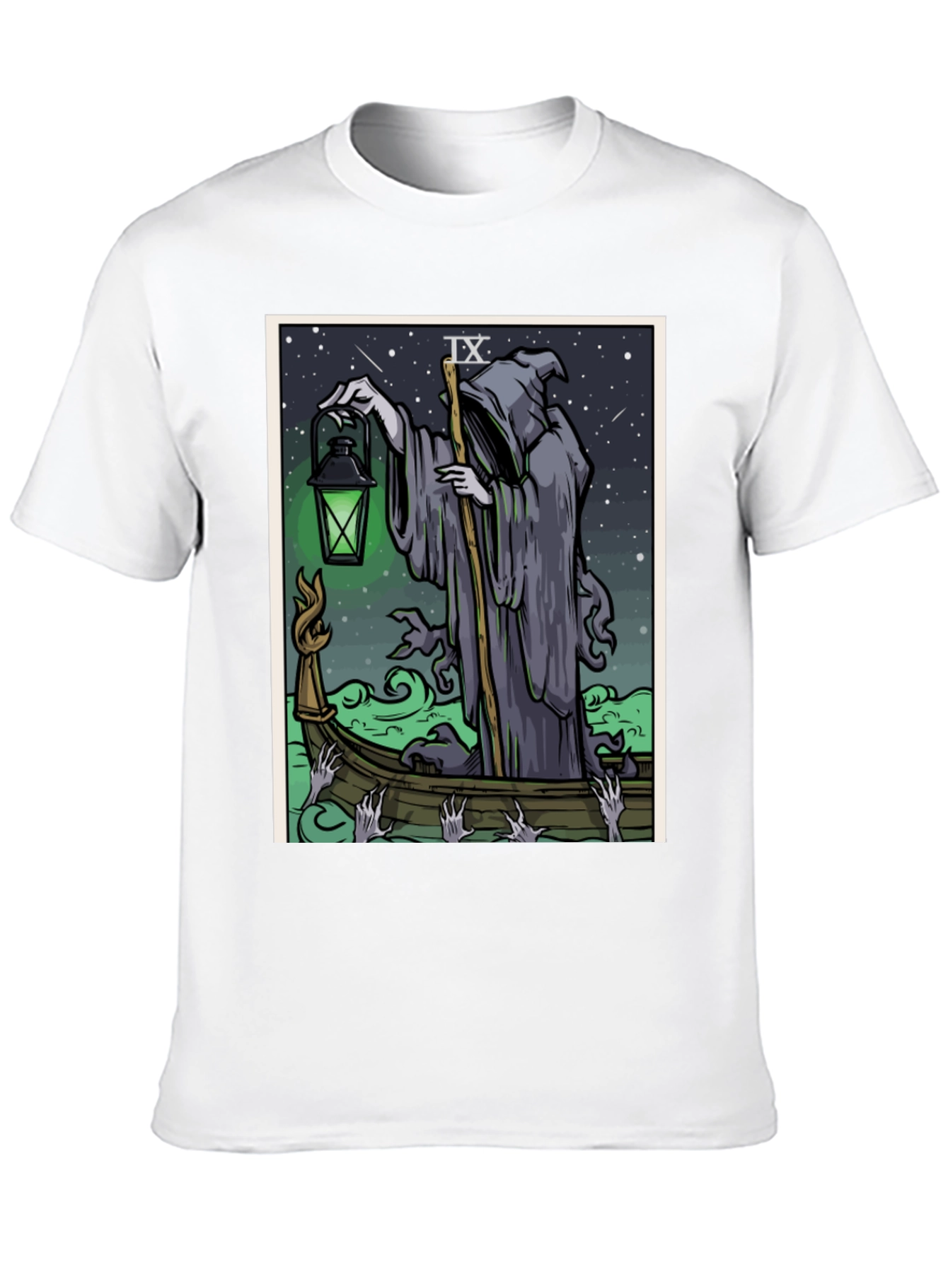 Grim Reaper Tarot Card T-Shirt