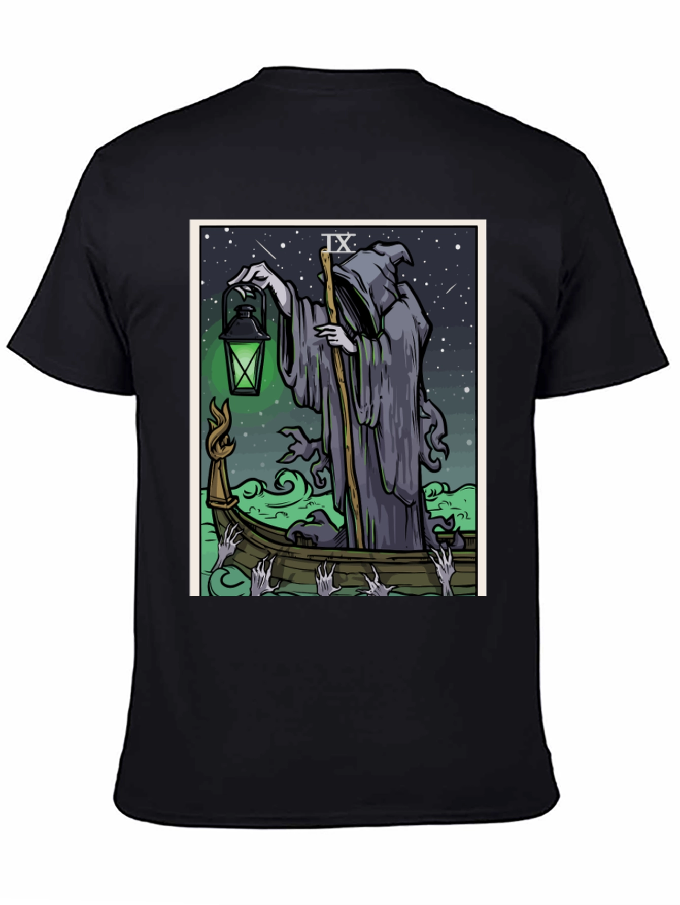 Grim Reaper Tarot Card T-Shirt