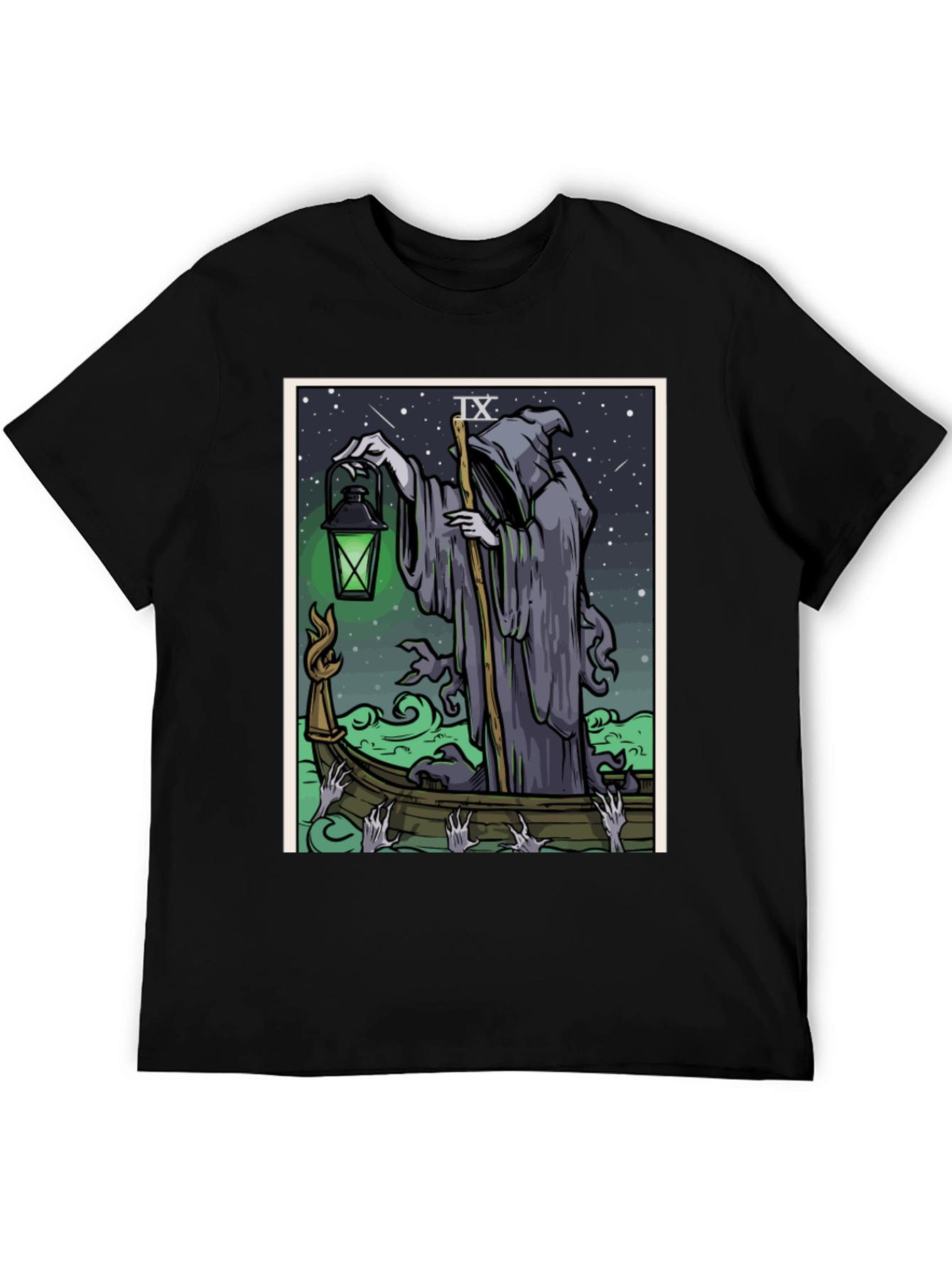 Grim Reaper Tarot Card T-Shirt
