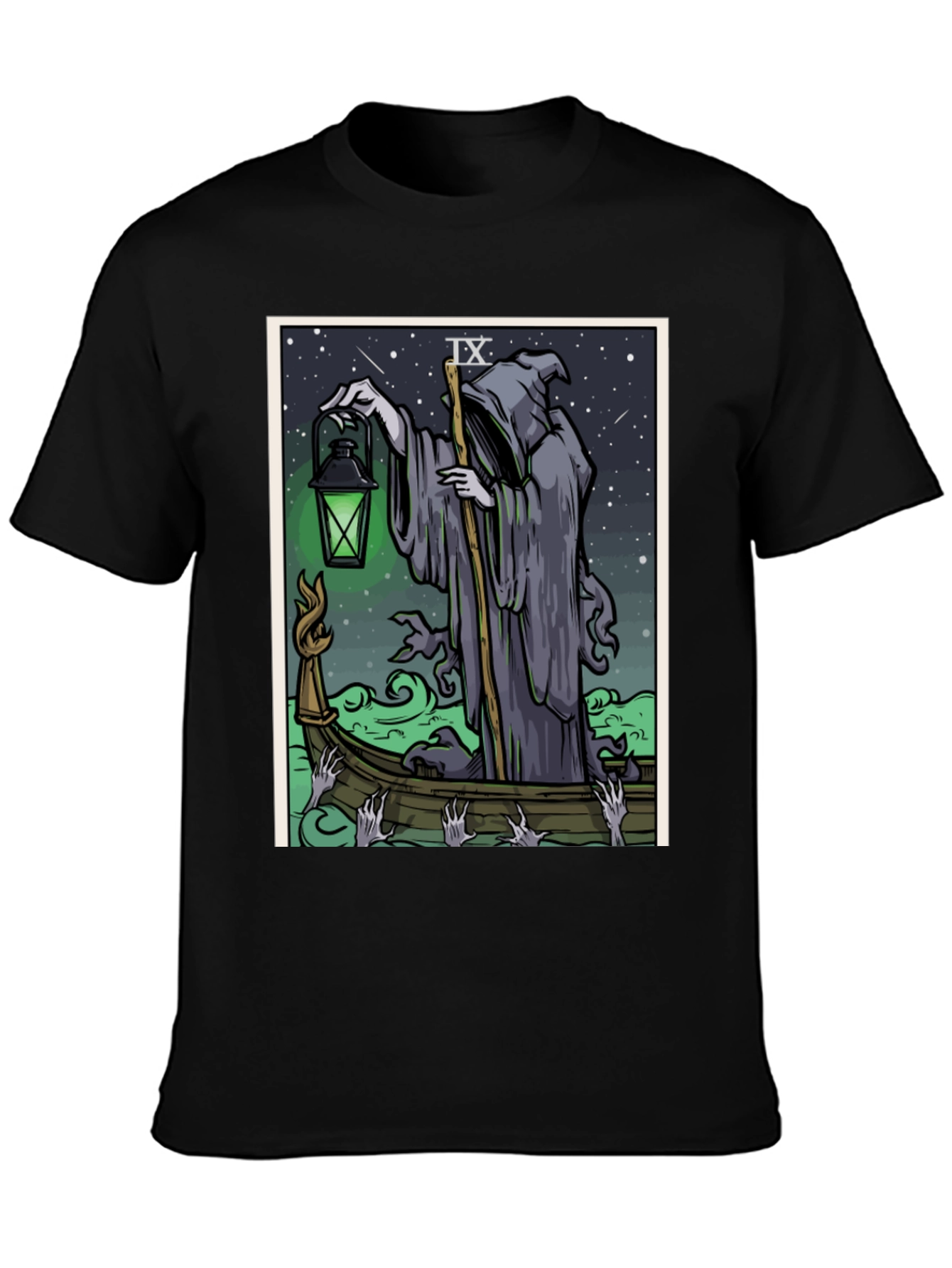 Grim Reaper Tarot Card T-Shirt