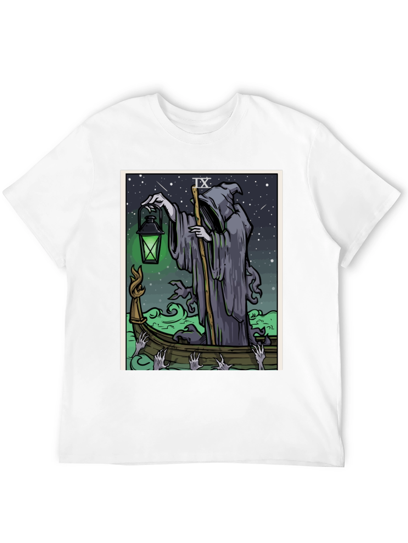 Grim Reaper Tarot Card T-Shirt