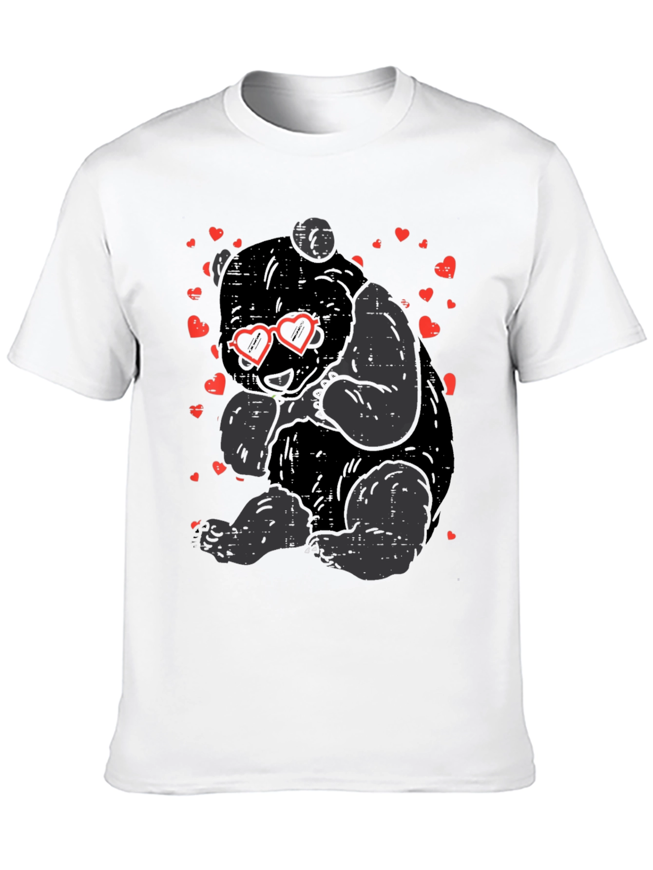 Panda Bear Valentines Day T-Shirt
