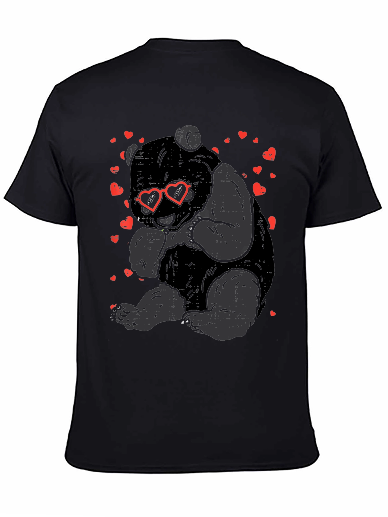 Panda Bear Valentines Day T-Shirt