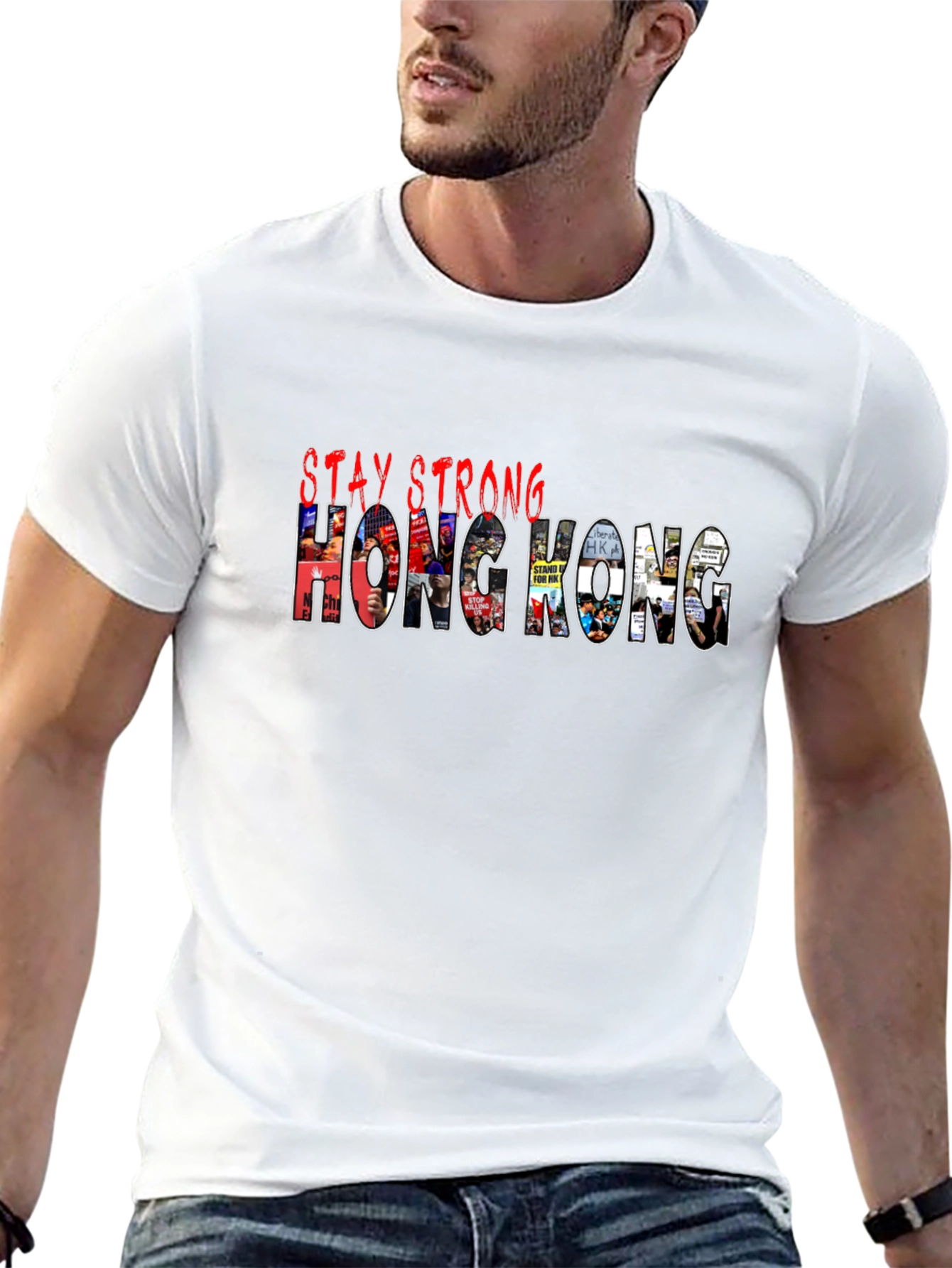 Stay Strong Hong Kong Graphic T-Shirt