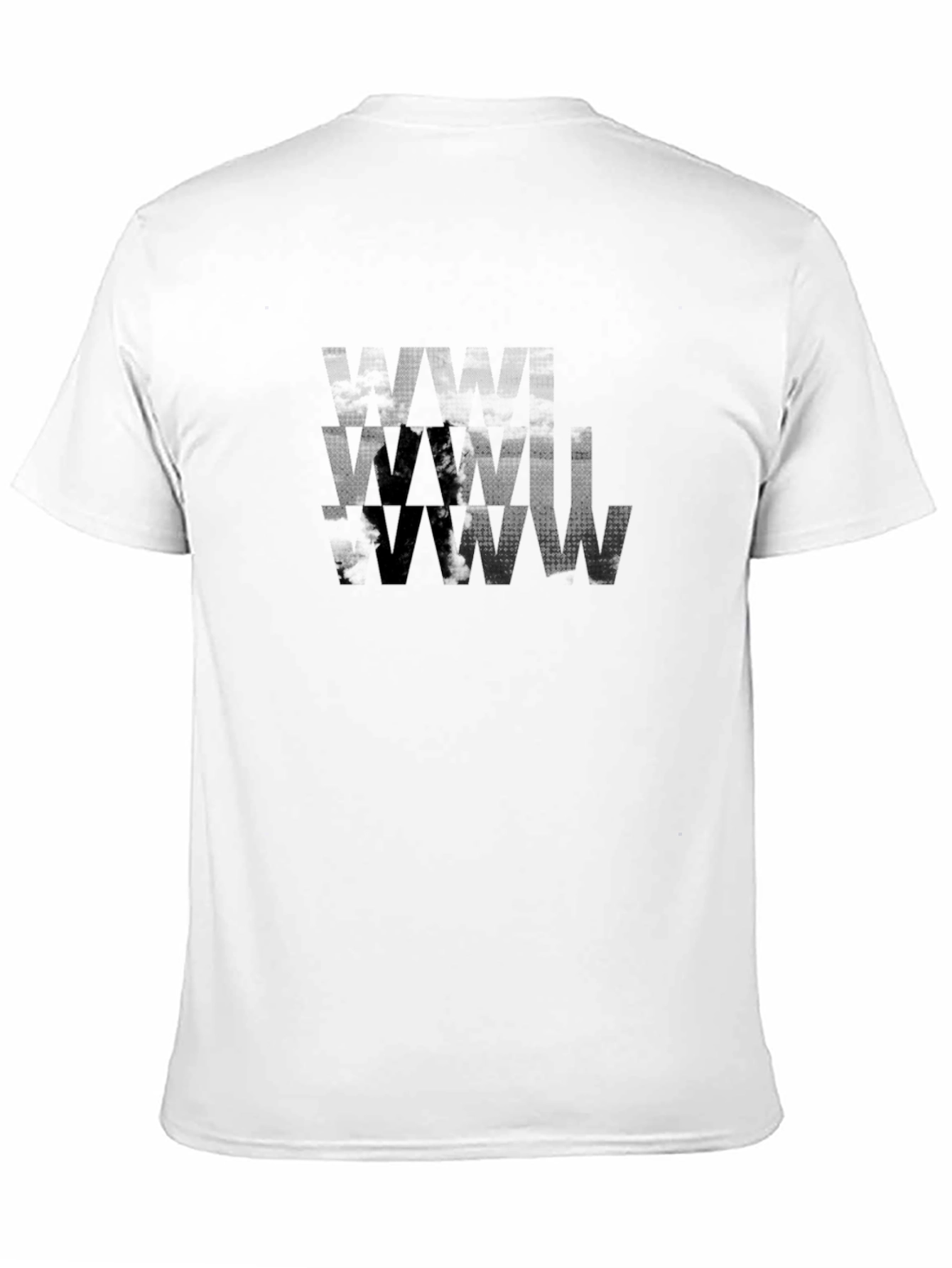 Abstract Black Graphic Print T-Shirt