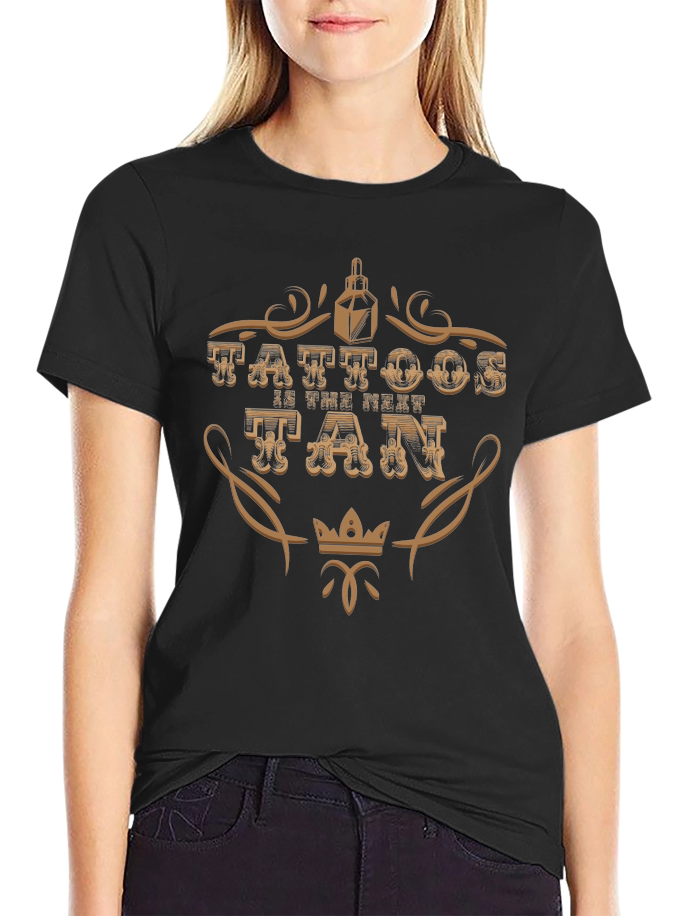 Tattoos Tan Tee - Next Level Comfort