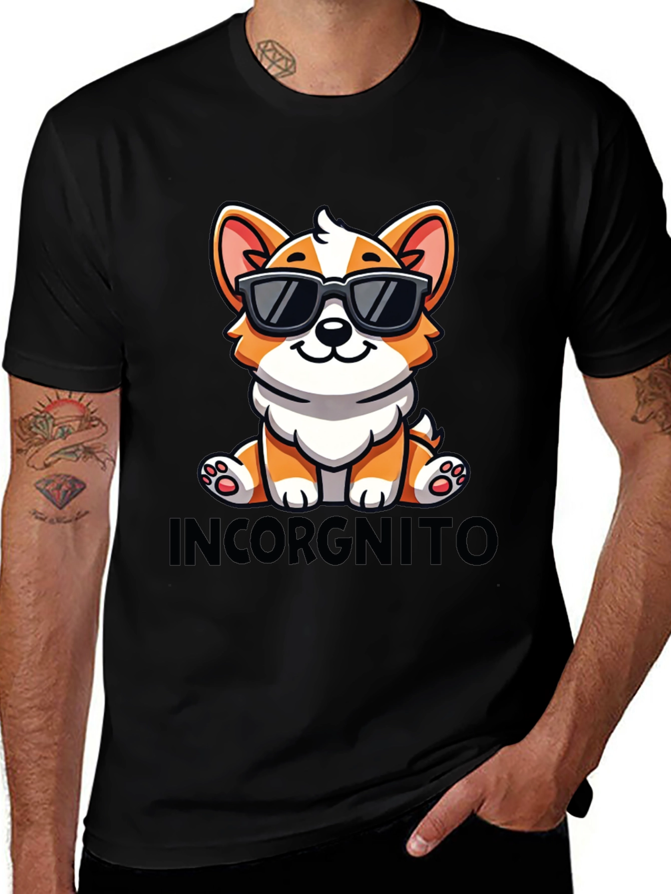 Incorgnito Corgi T-Shirt