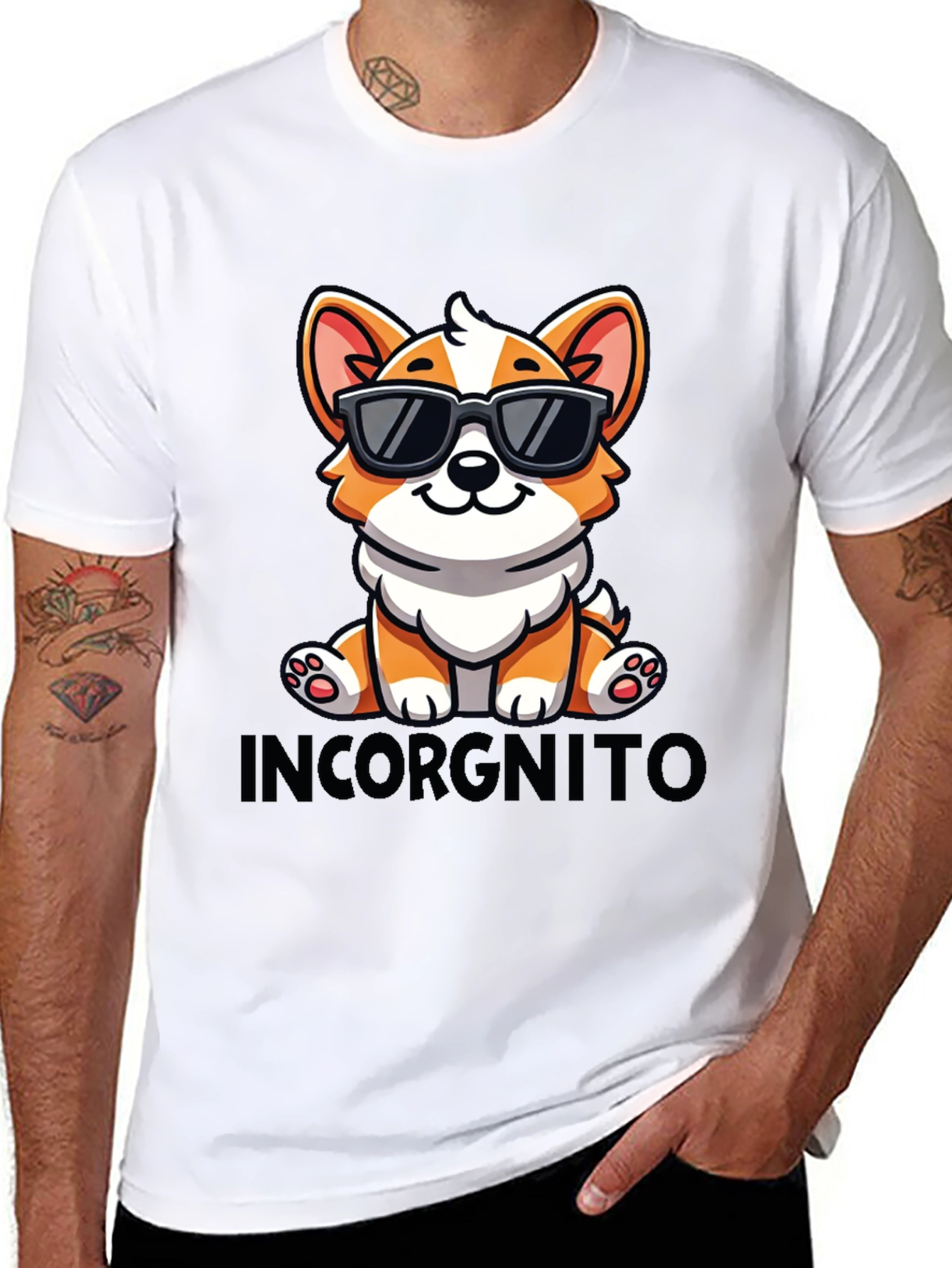 Incorgnito Corgi T-Shirt