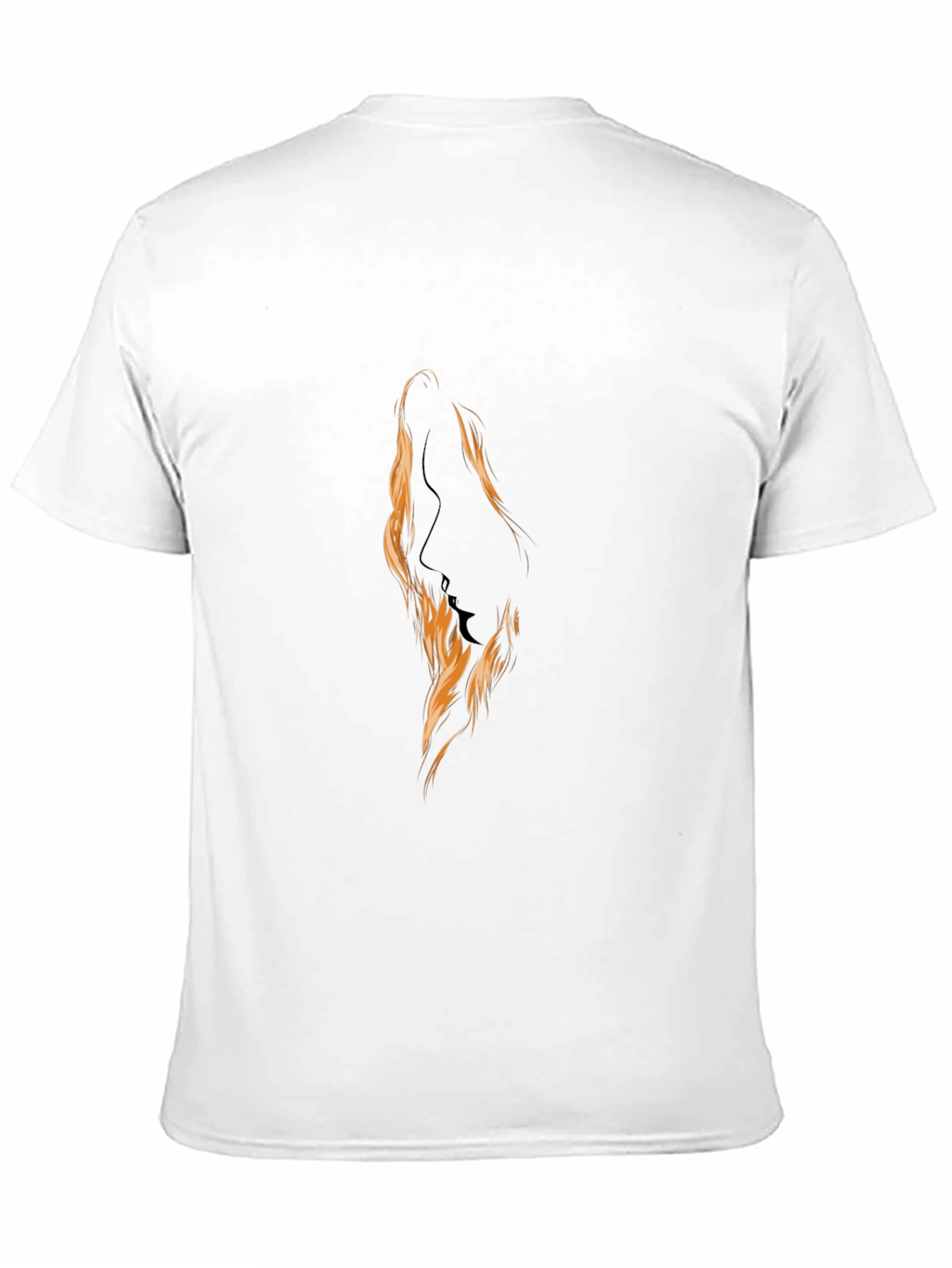 Silhouette Fire Graphic Black T-Shirt