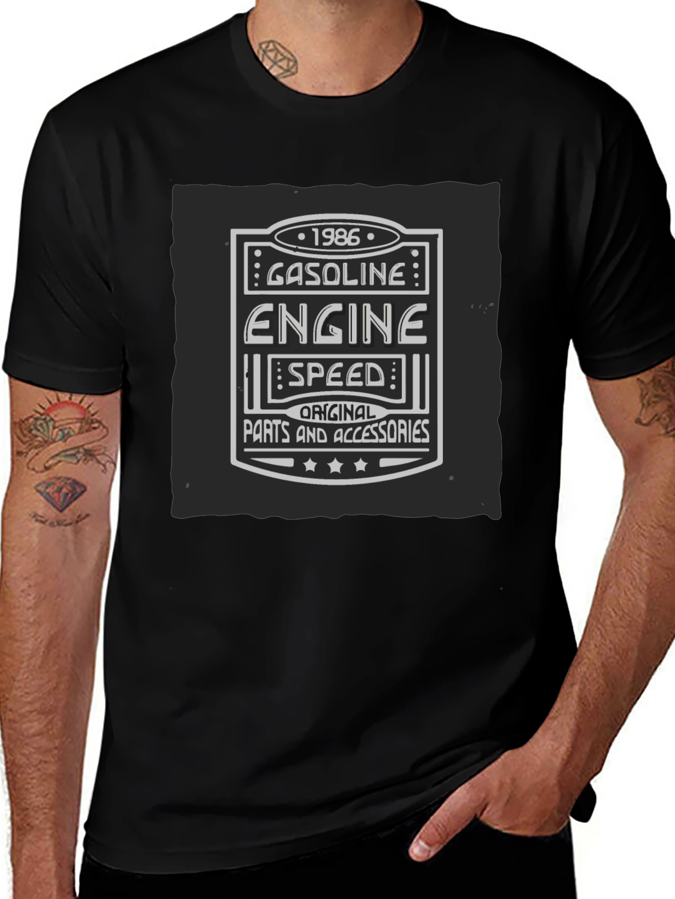 1986 Gasoline Engine Speed T-Shirt