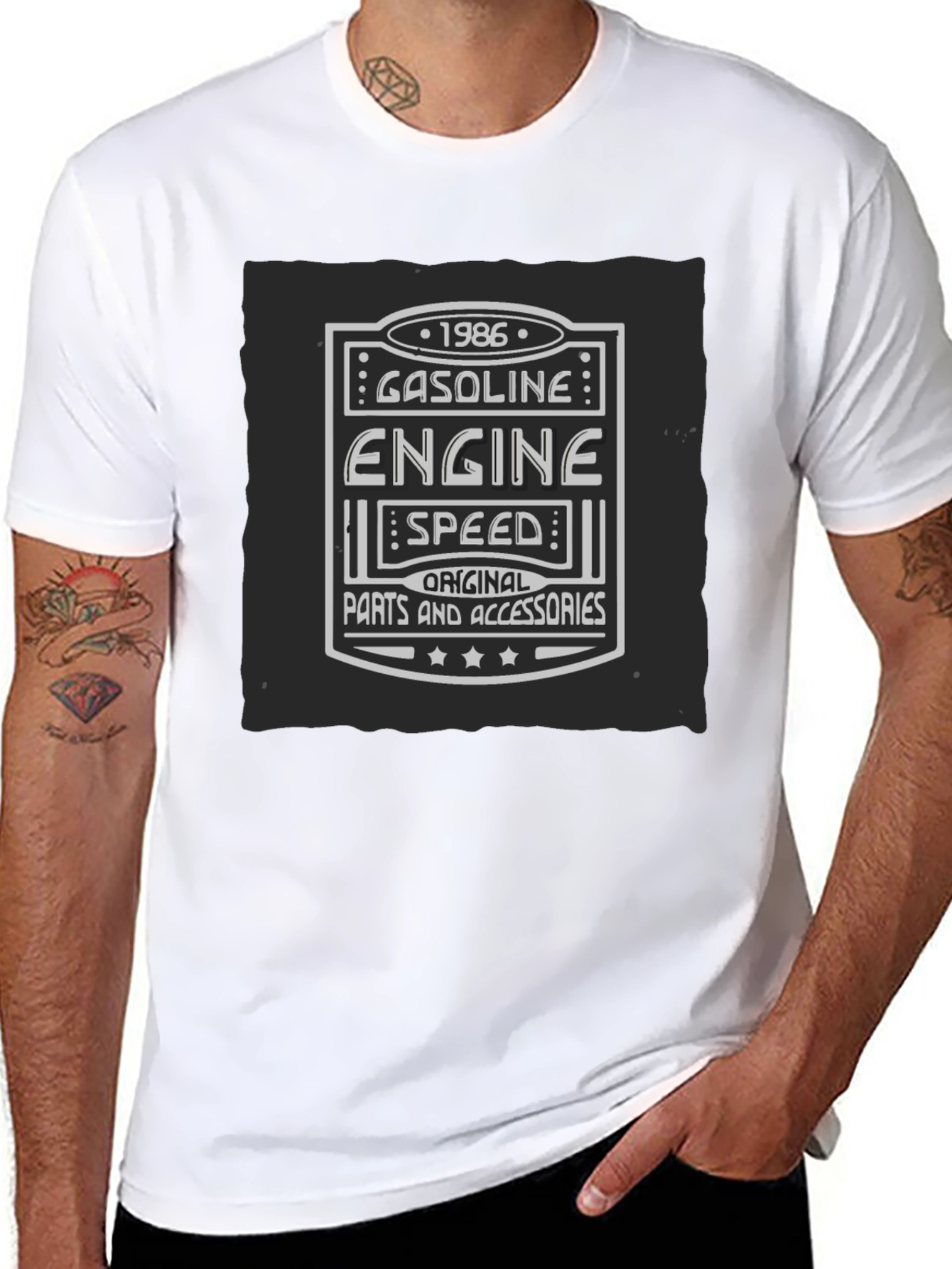 1986 Gasoline Engine Speed T-Shirt