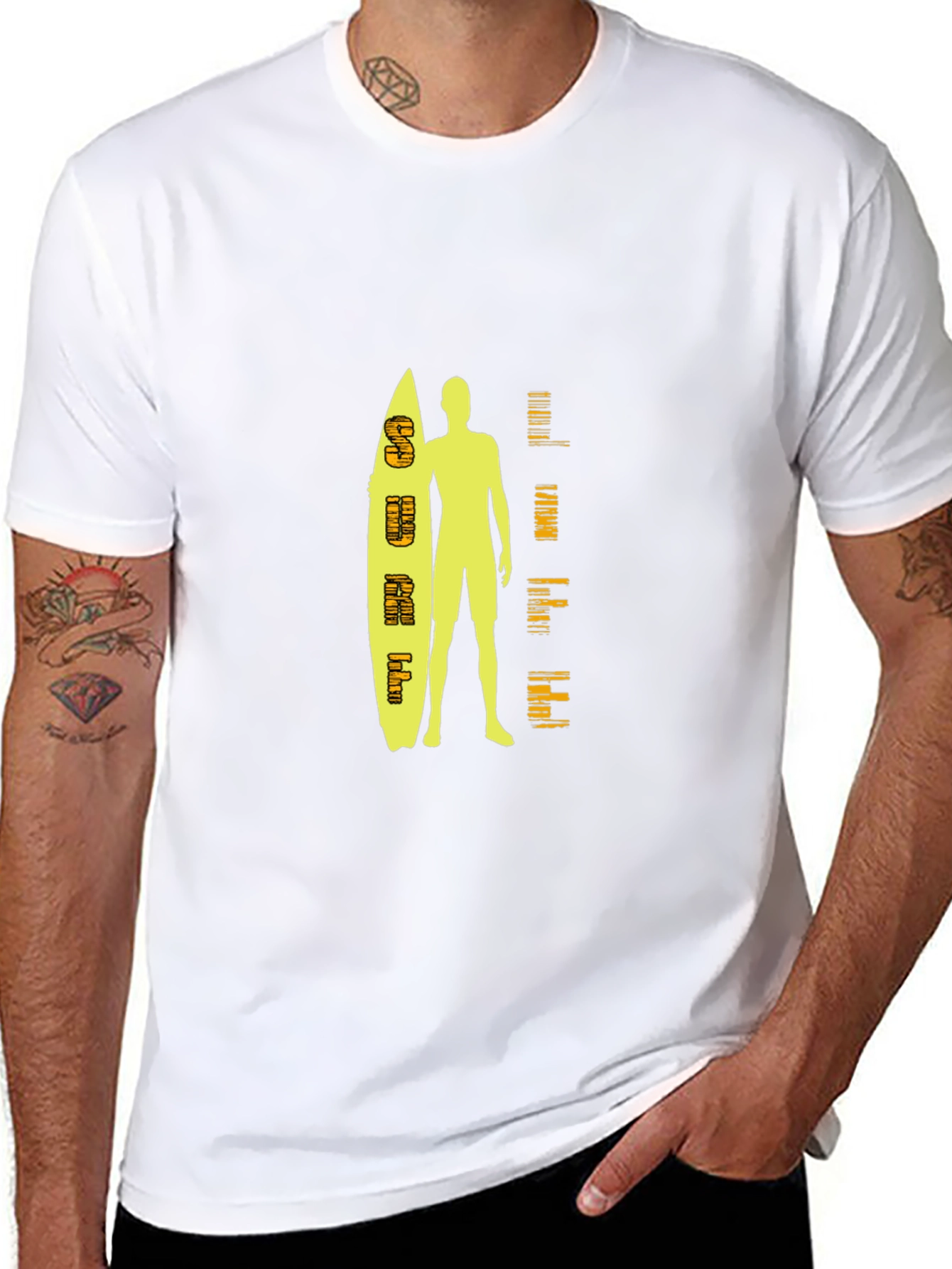 Surfer Graphic T-Shirt - Cool Beach Style
