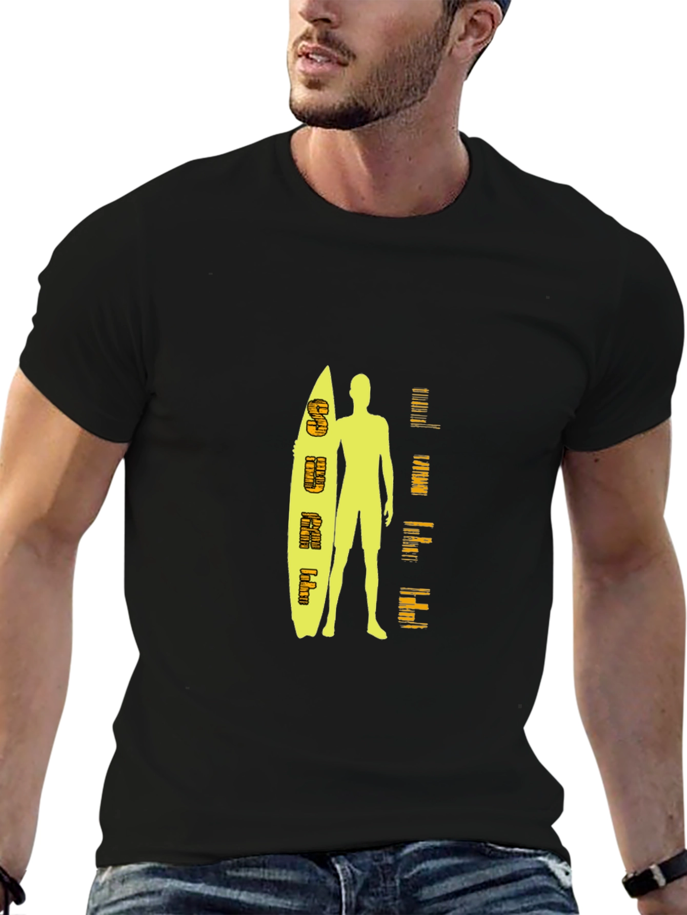 Surfer Graphic T-Shirt - Cool Beach Style