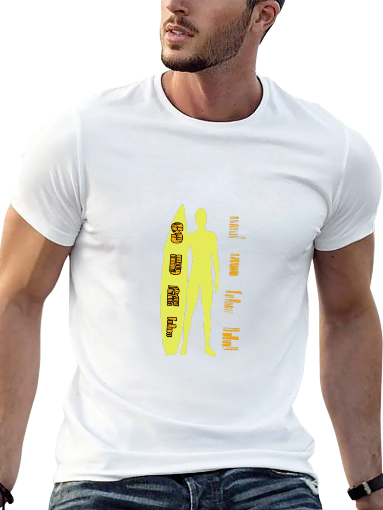 Surfer Graphic T-Shirt - Cool Beach Style
