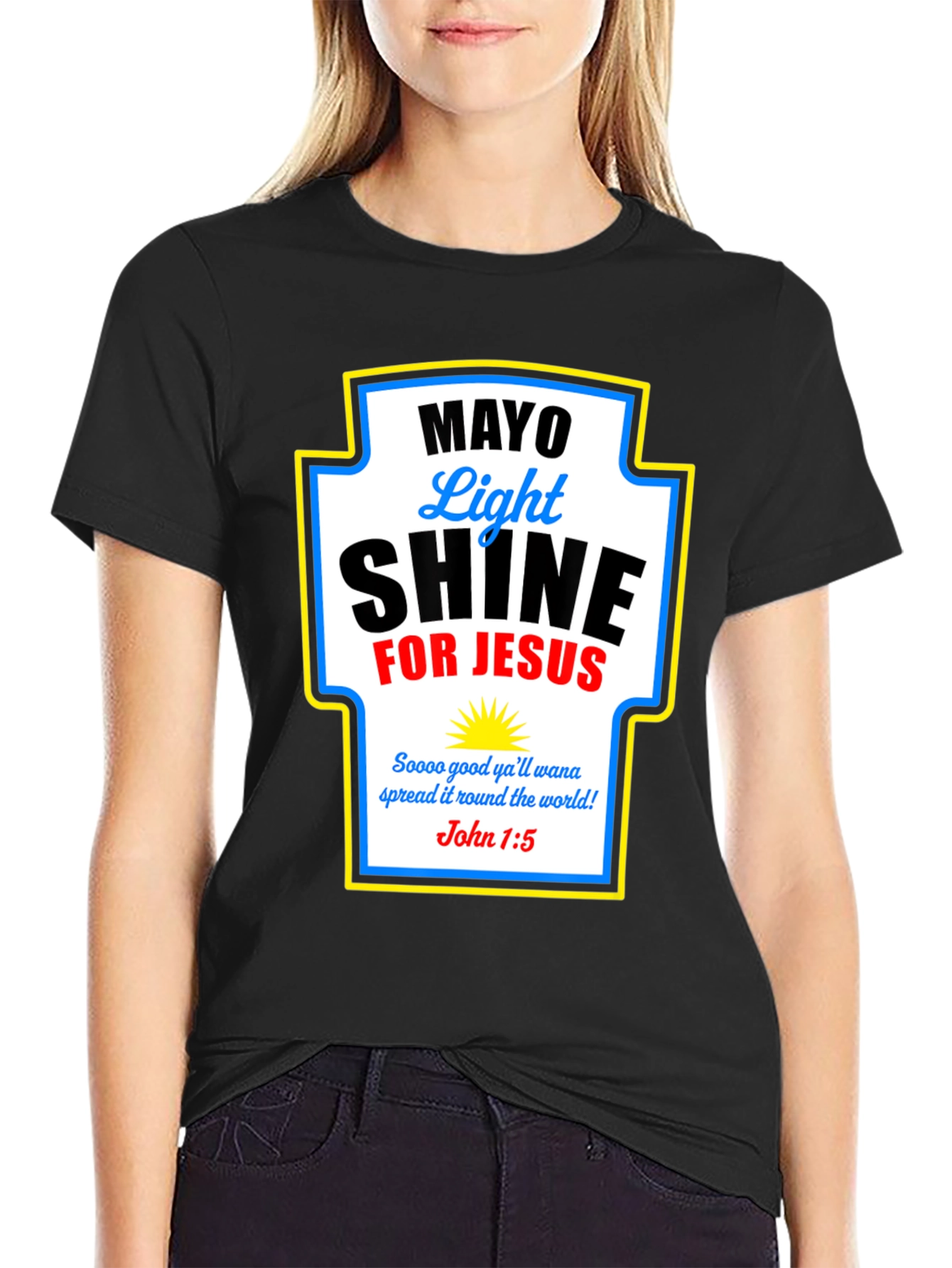 Mayo Light Shine for Jesus T-Shirt