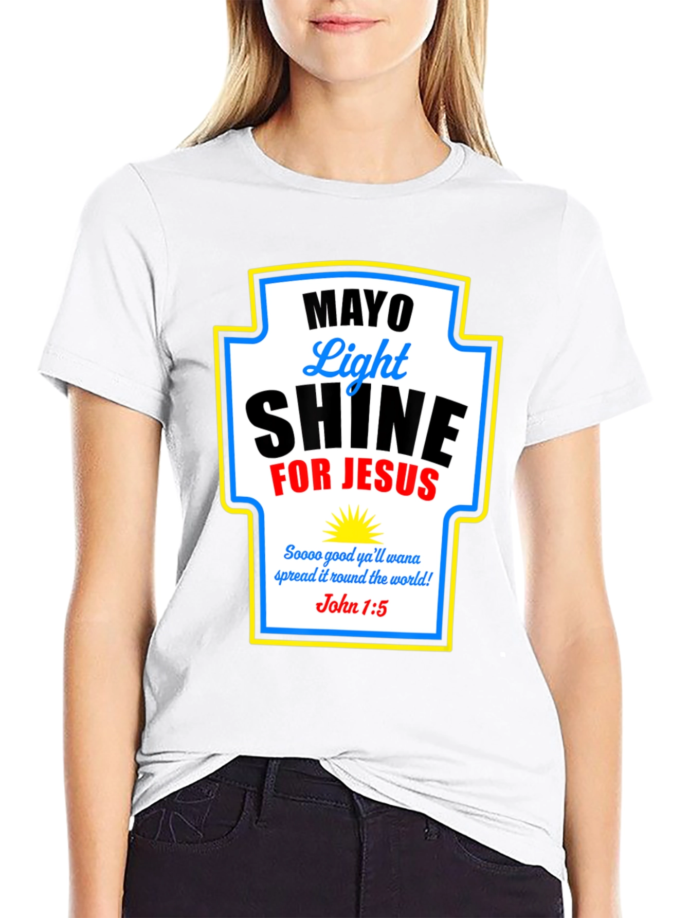 Mayo Light Shine for Jesus T-Shirt