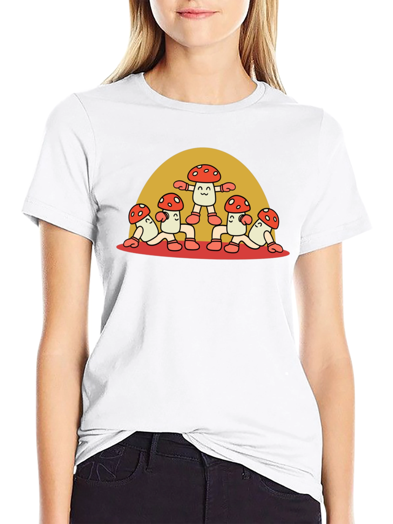 Funky Mushroom Graphic Tee