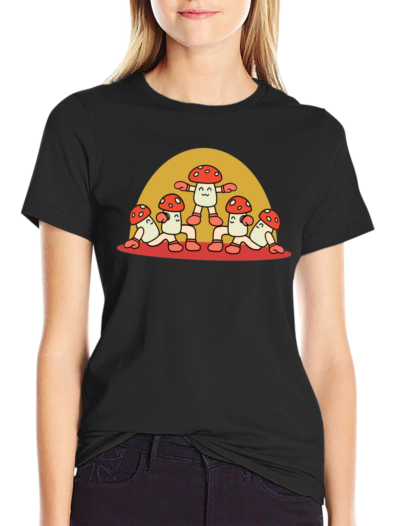 Funky Mushroom Graphic Tee