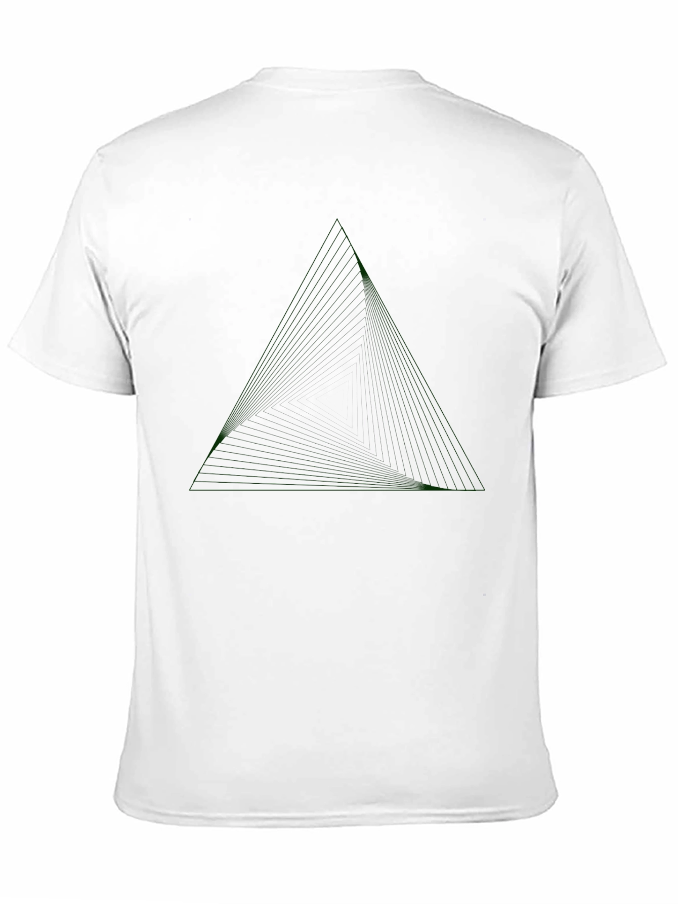 Dark Triangle Graphic Mens Tee