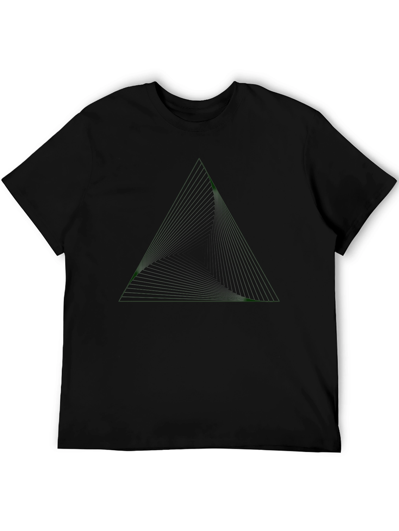Dark Triangle Graphic Mens Tee