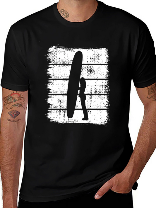 Surfer Girl Graphic Tee - Coastal Style