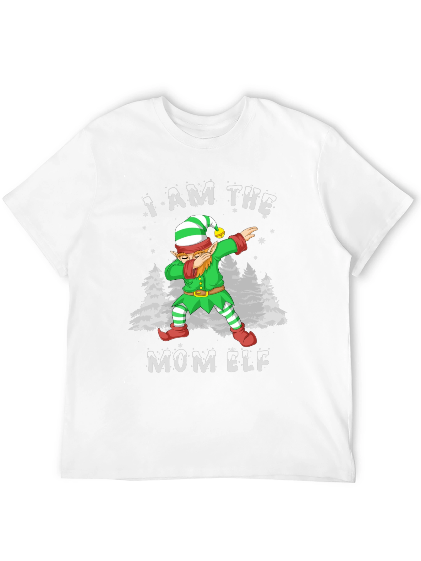 Mom Elf Dabbing Christmas T-Shirt