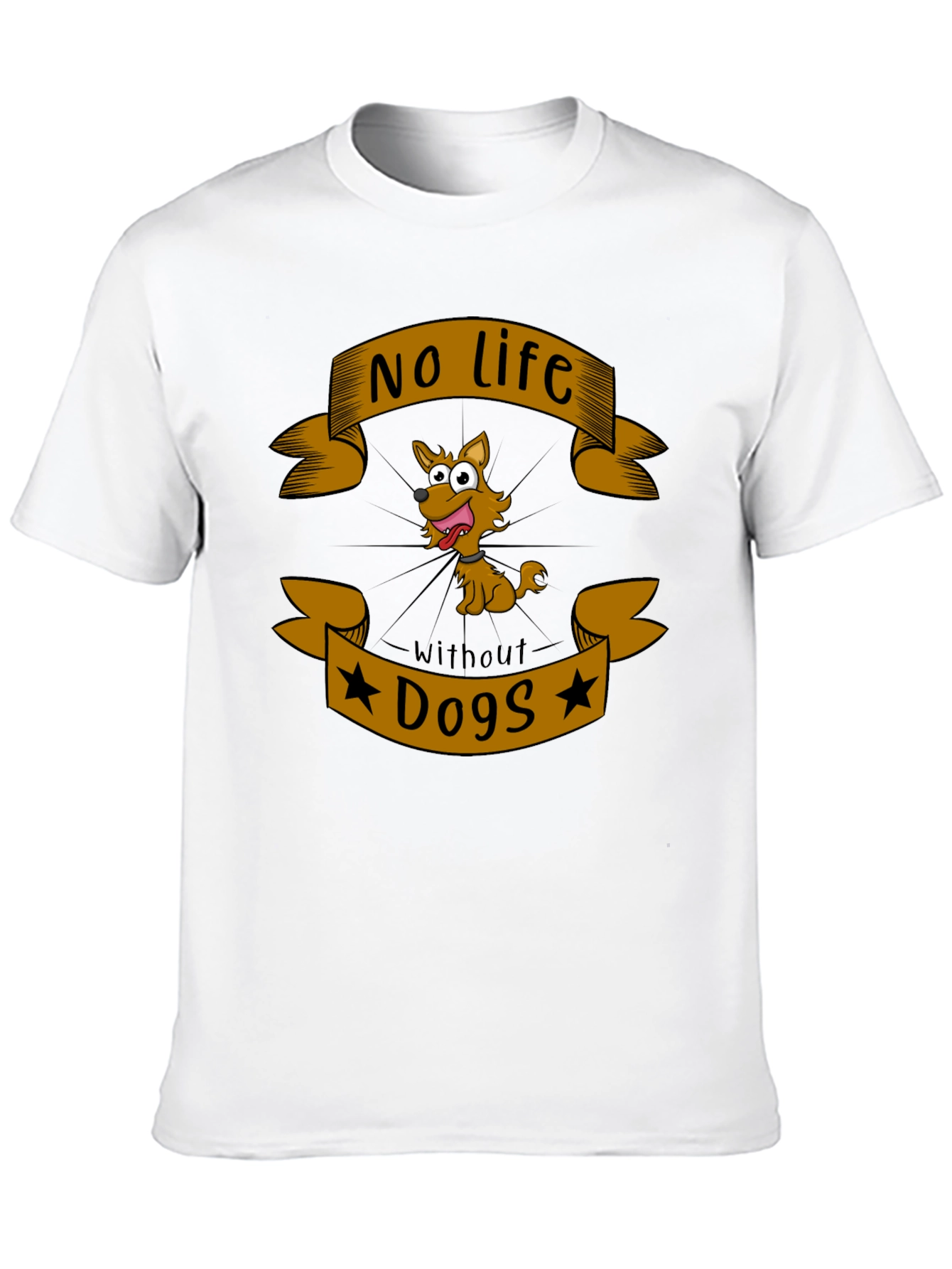 No Life Without Dogs T-Shirt - Novelty Graphic Tee