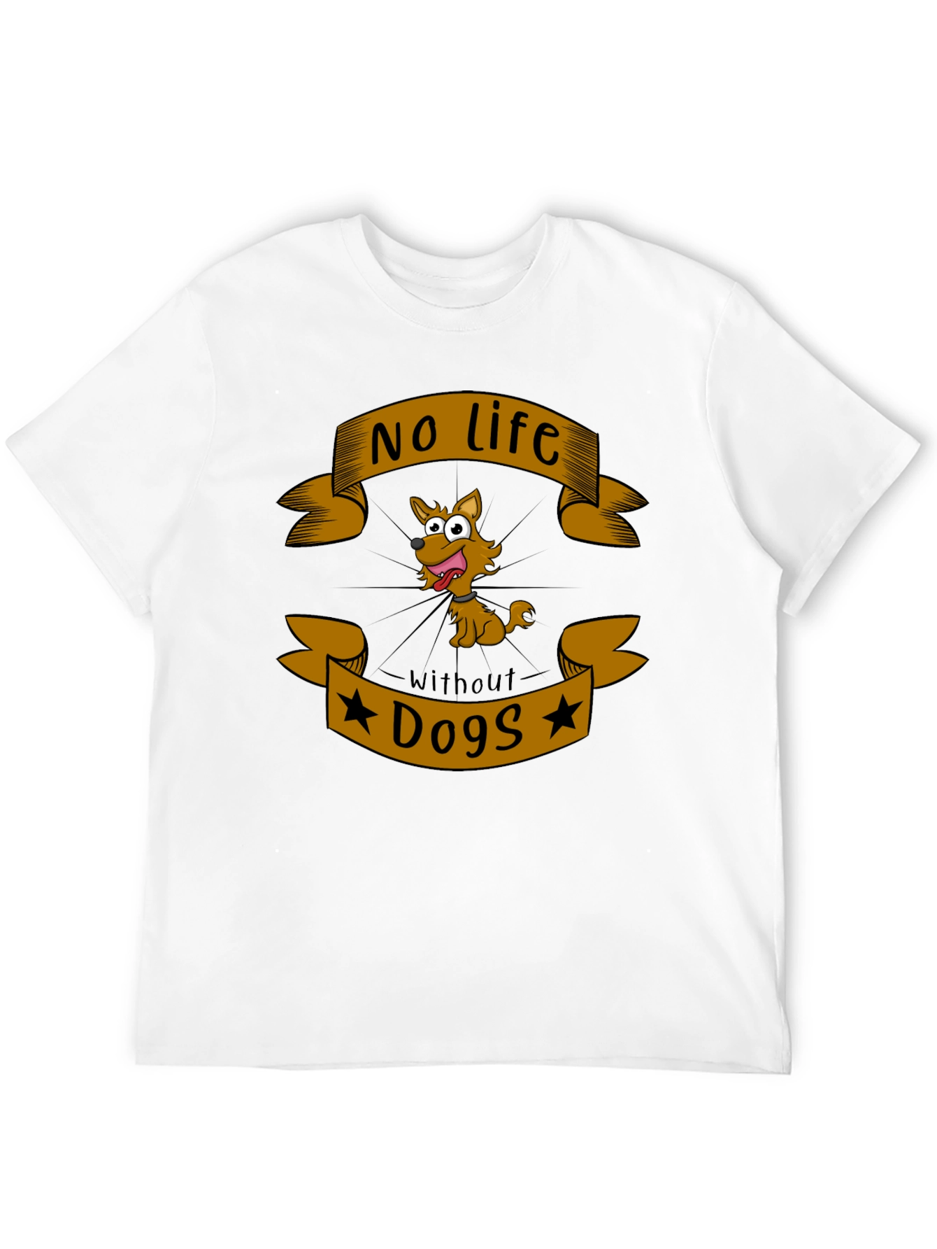 No Life Without Dogs T-Shirt - Novelty Graphic Tee