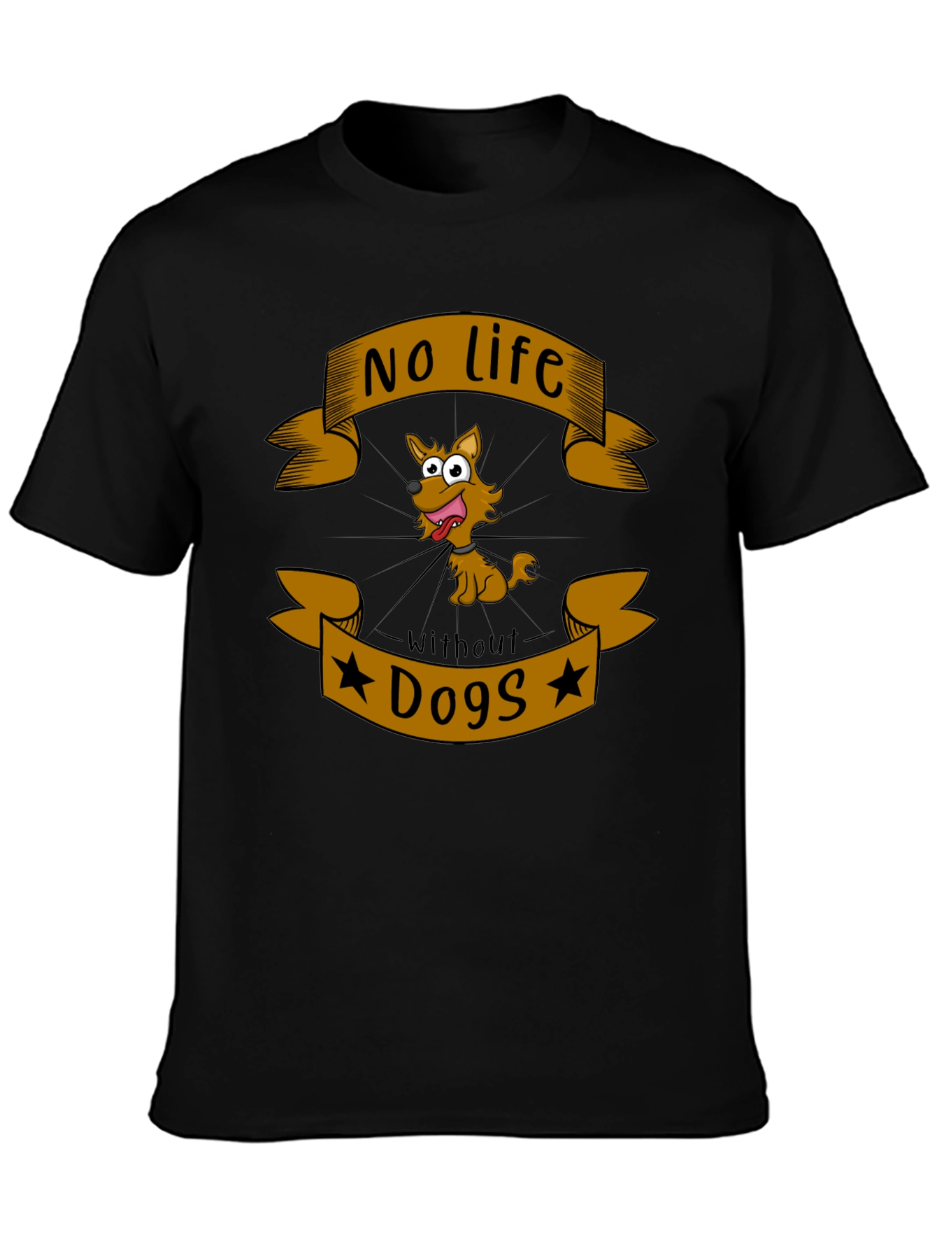 No Life Without Dogs T-Shirt - Novelty Graphic Tee