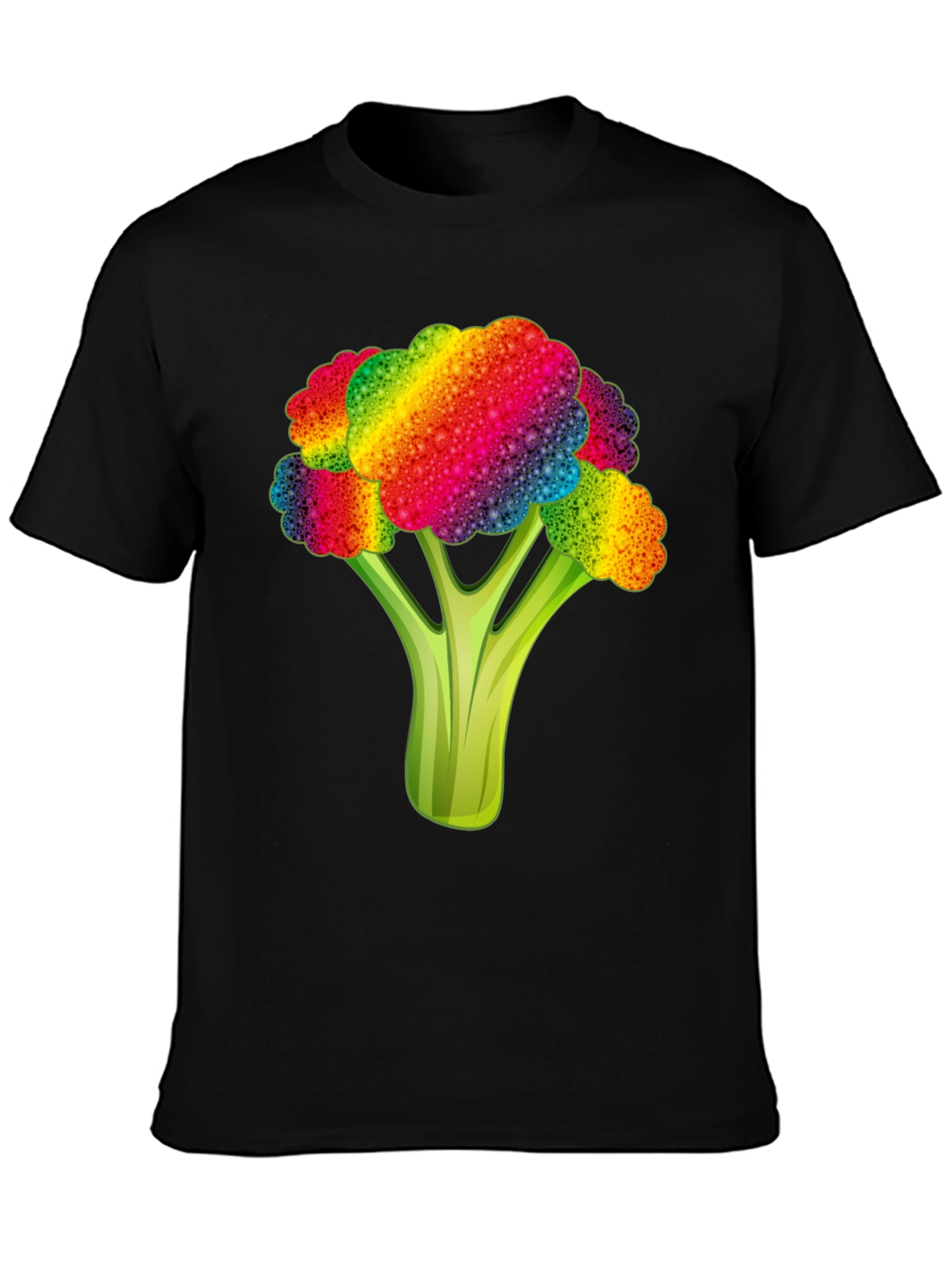 Rainbow Broccoli Graphic Tee