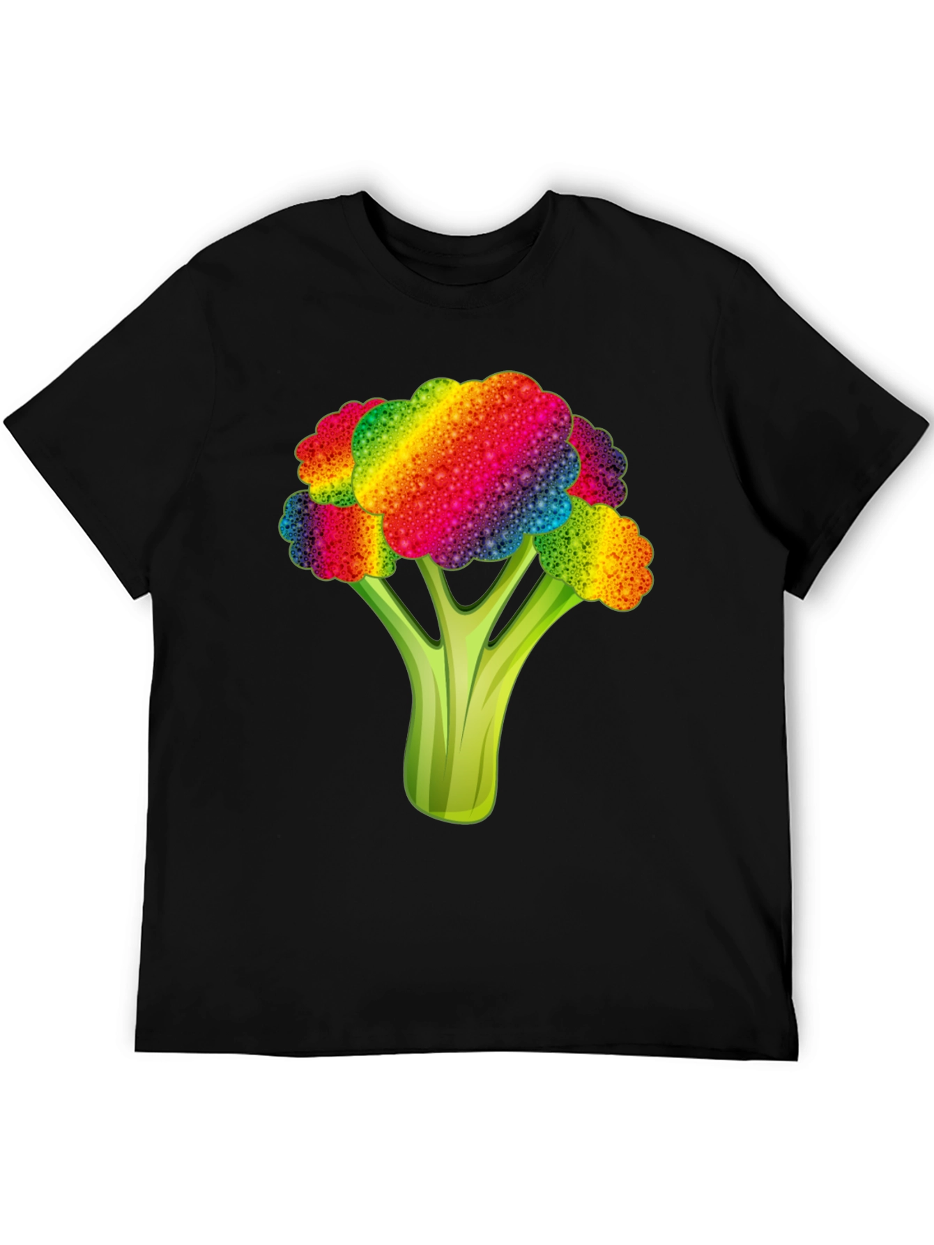 Rainbow Broccoli Graphic Tee