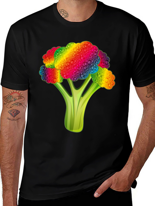 Rainbow Broccoli Graphic Tee