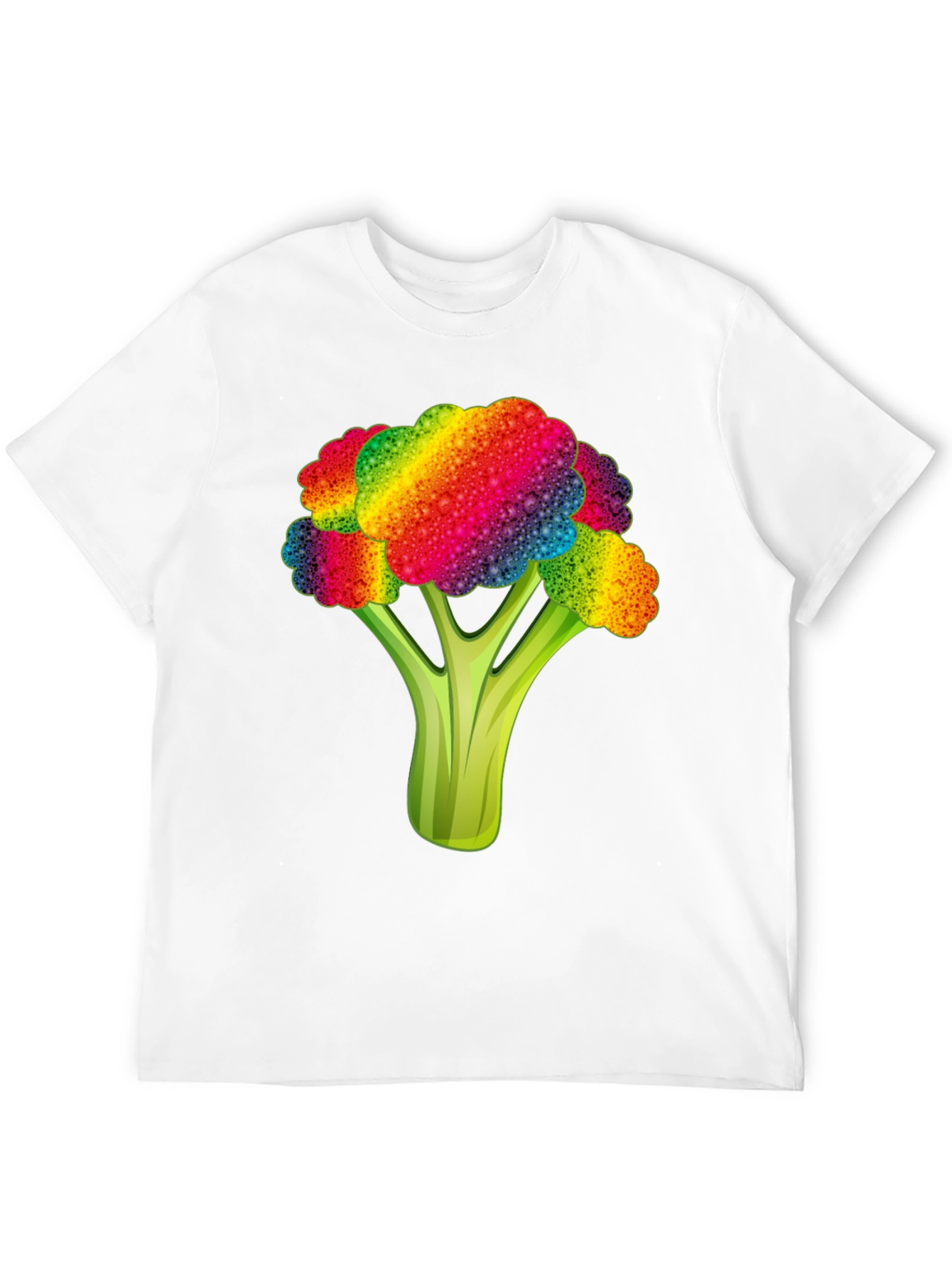 Rainbow Broccoli Graphic Tee