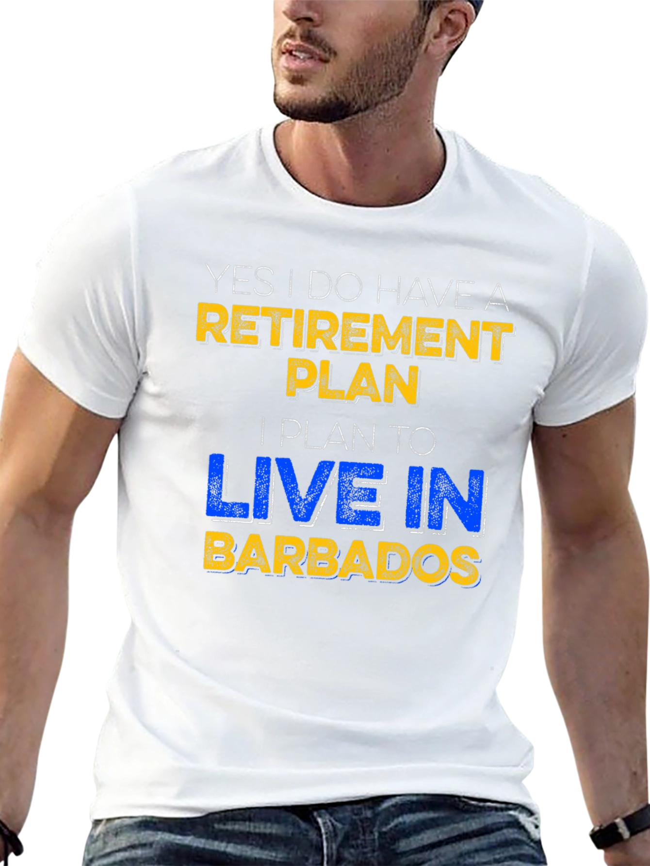 Retirement Plan Barbados Novelty T-Shirt
