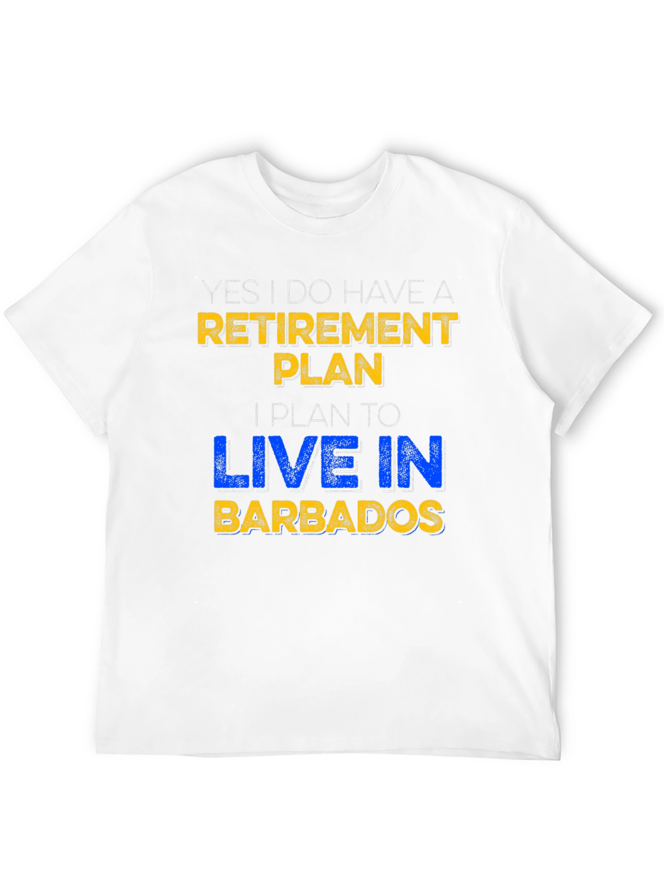 Retirement Plan Barbados Novelty T-Shirt