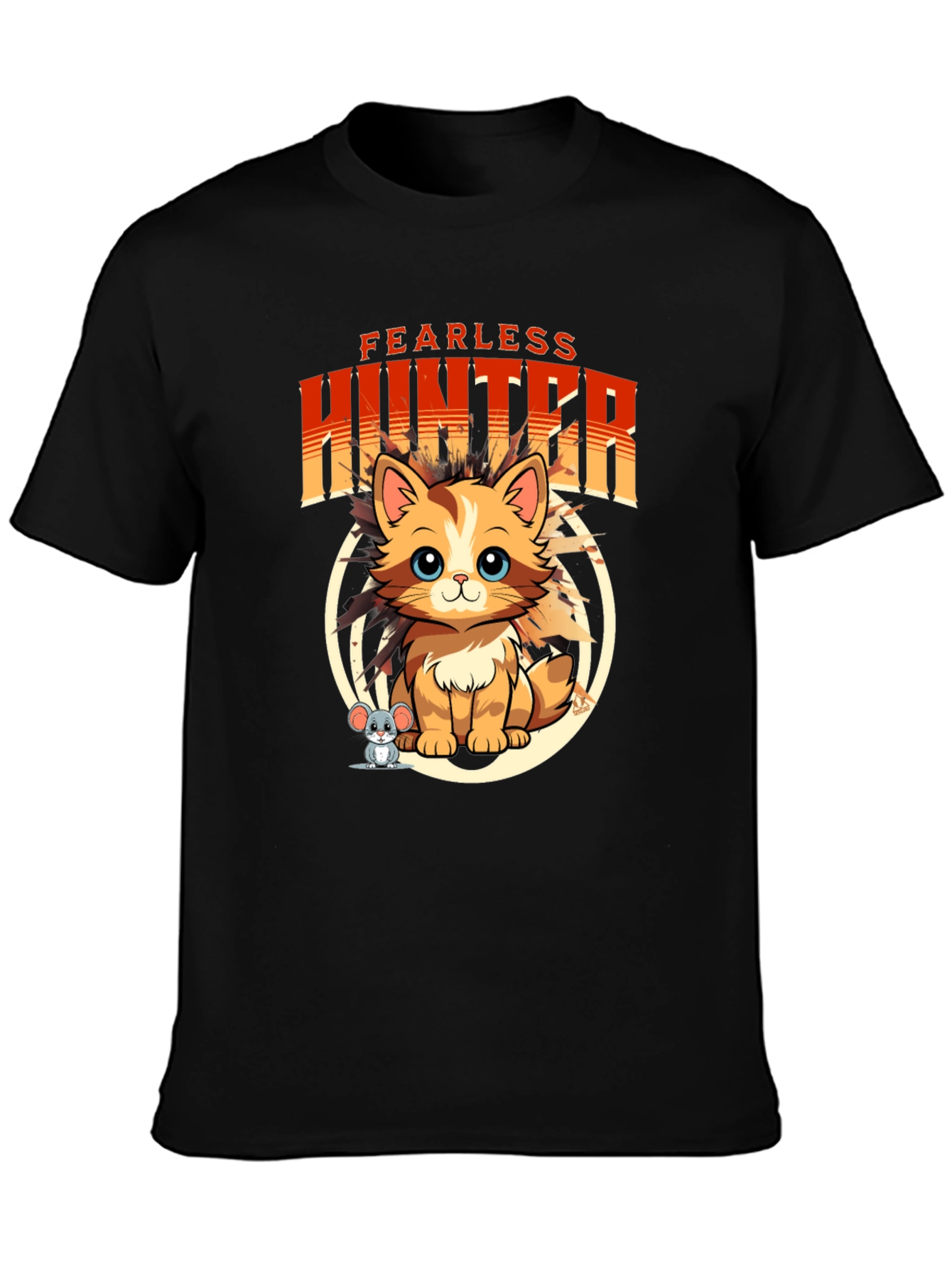 Fearless Hunter Cat T-Shirt