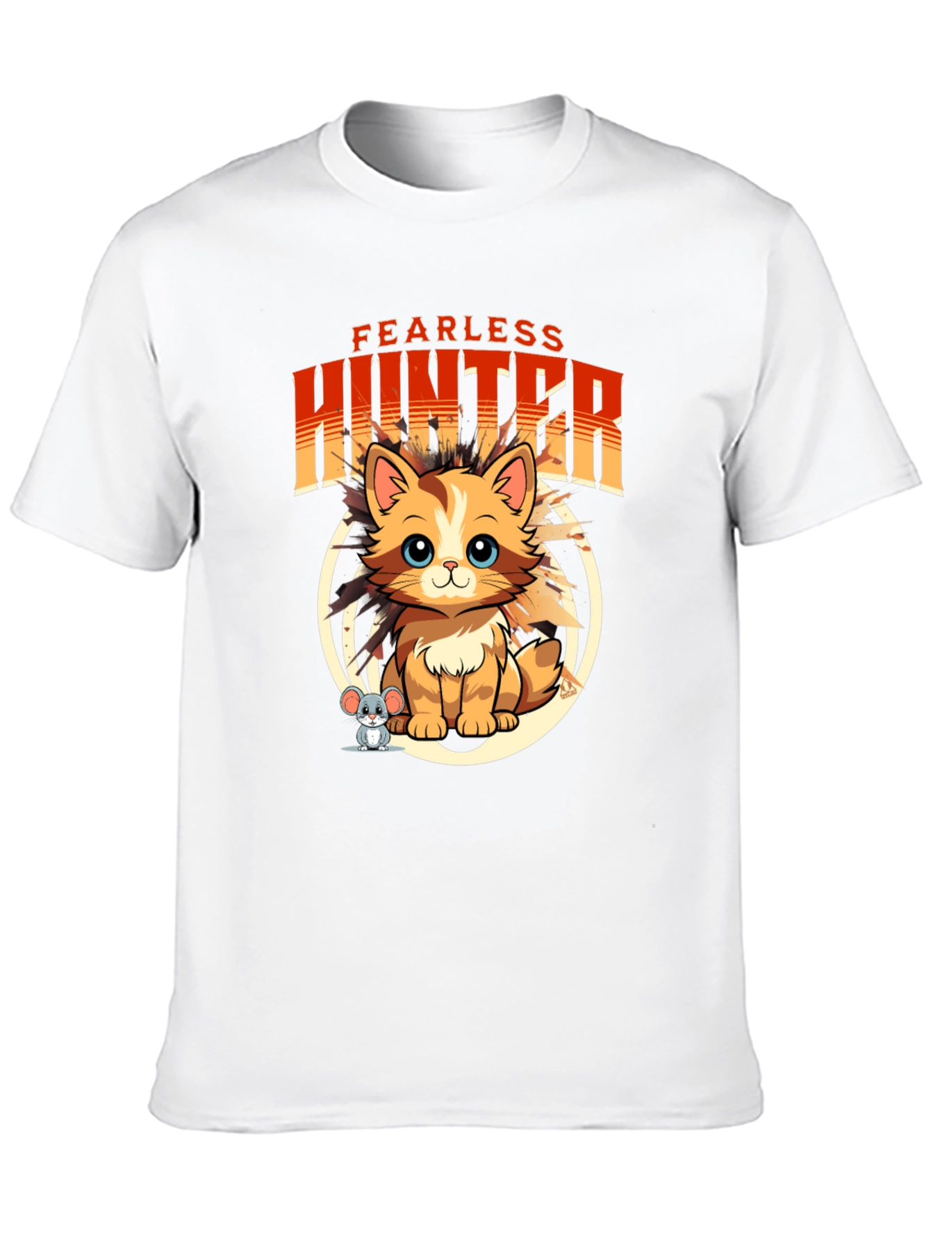Fearless Hunter Cat T-Shirt