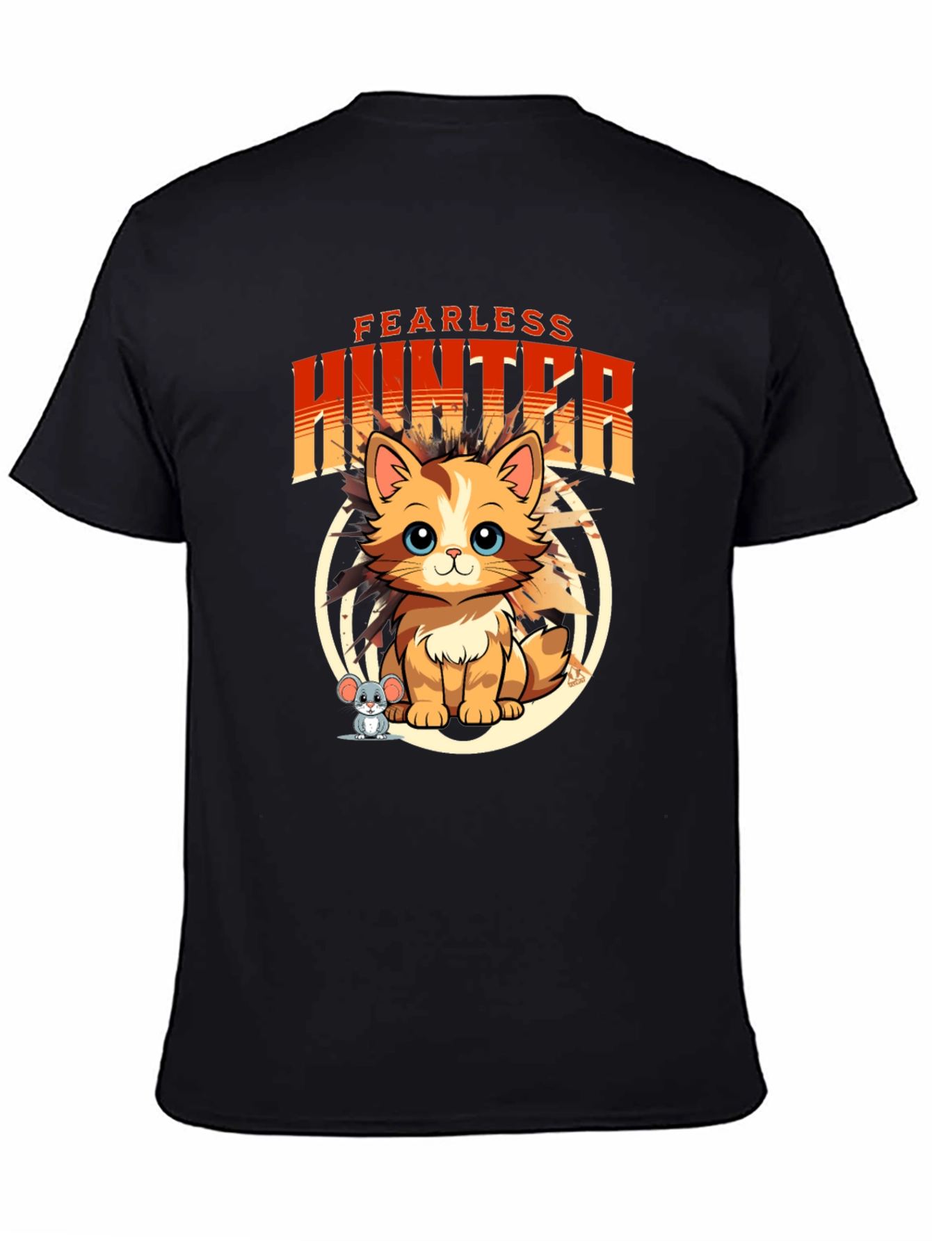 Fearless Hunter Cat T-Shirt