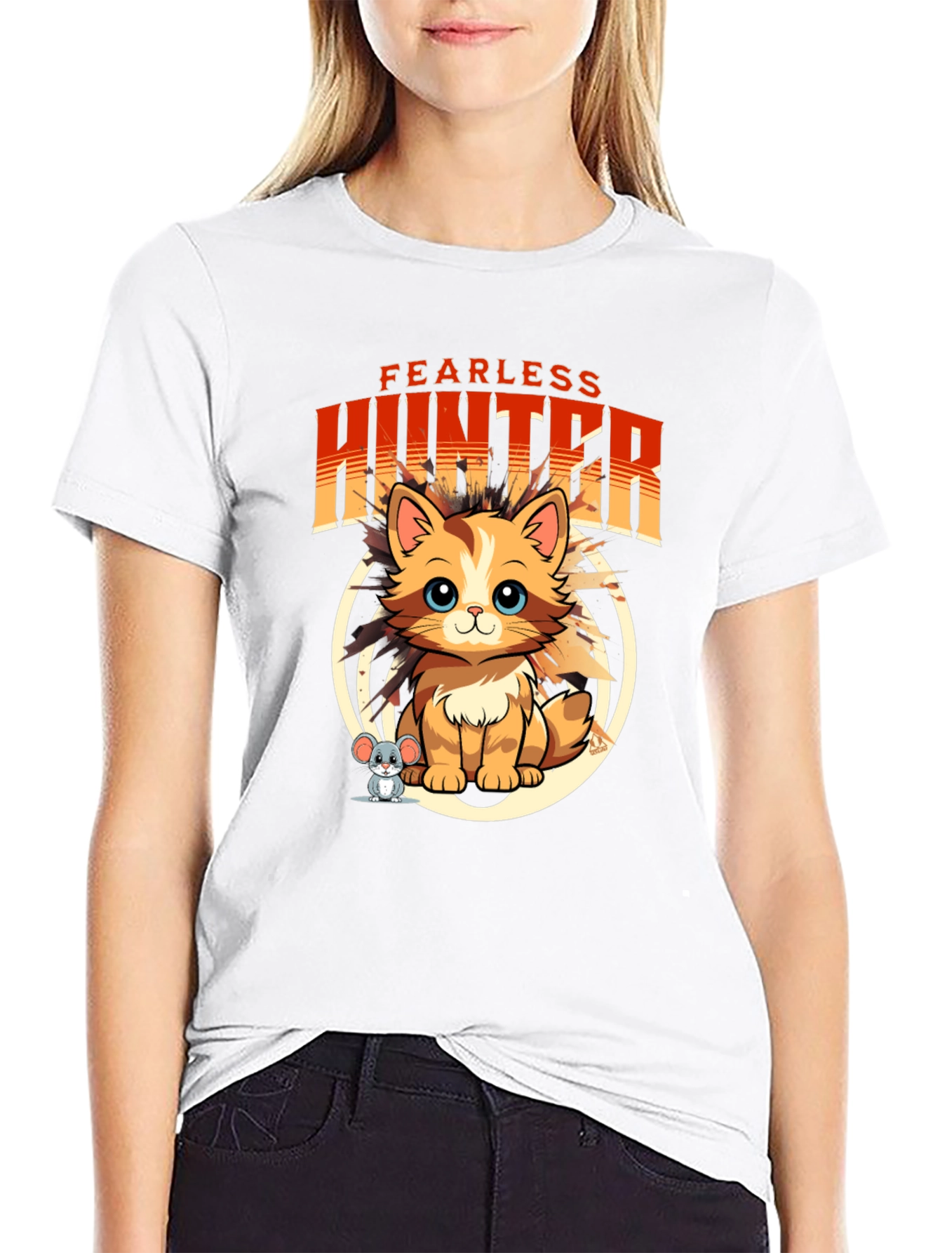 Fearless Hunter Cat T-Shirt